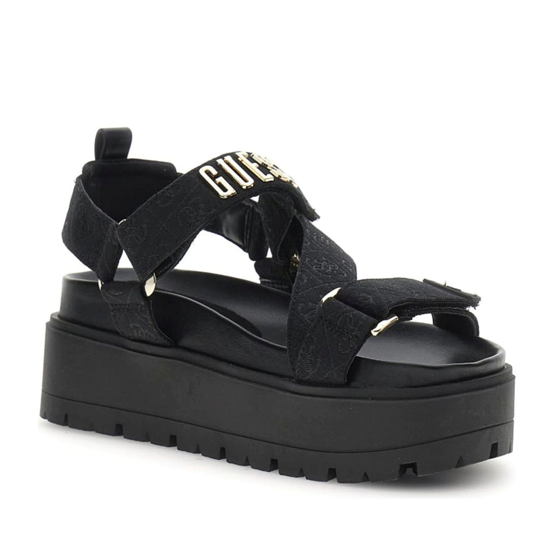 Fetta Women's Black Sandals