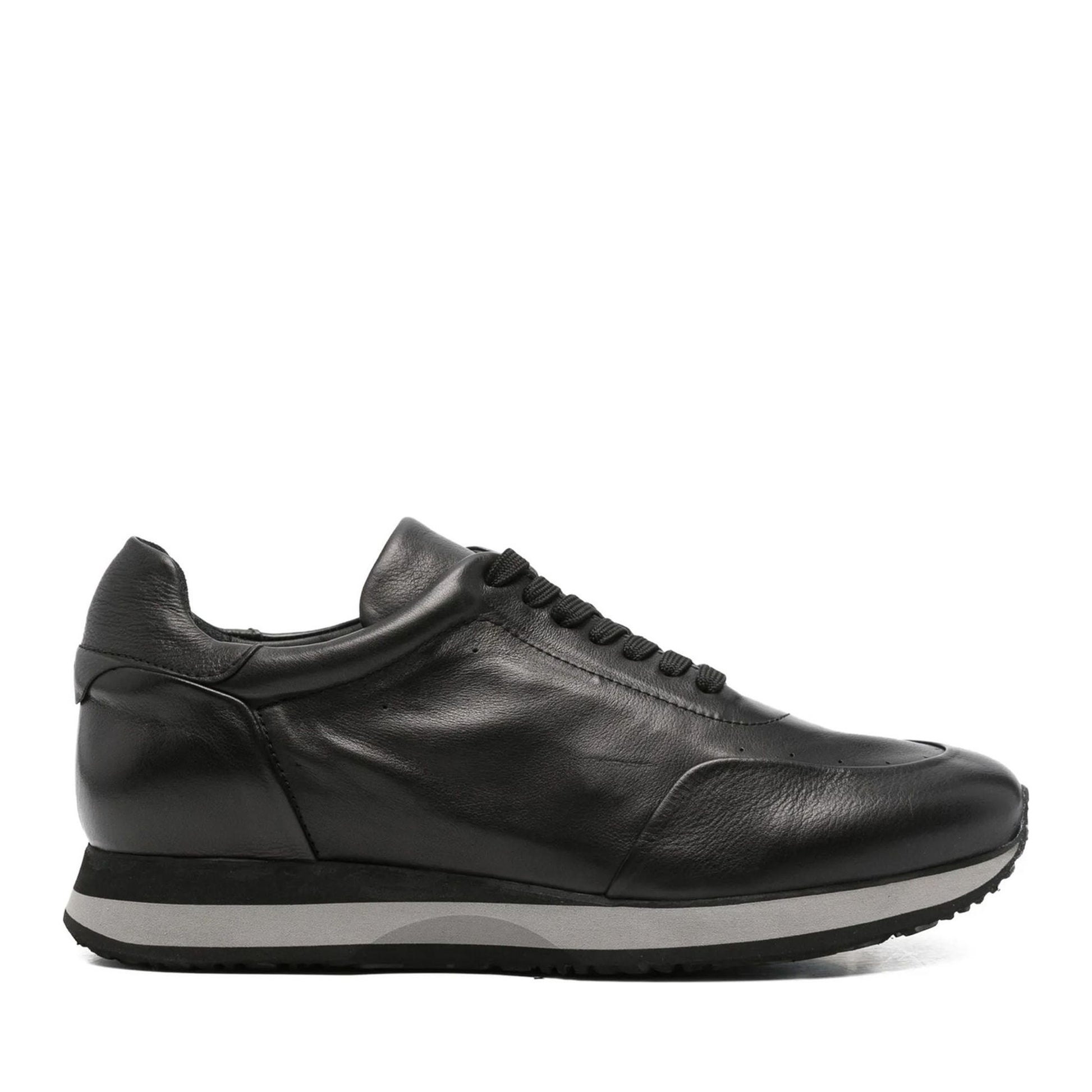 Men's Black Wedge Fashion Sneakers