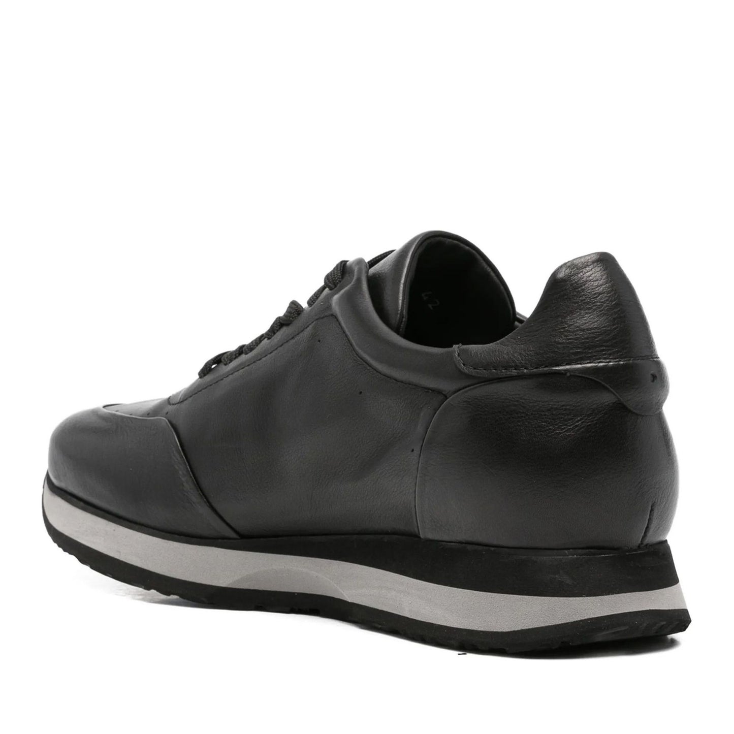Men's Black Wedge Fashion Sneakers