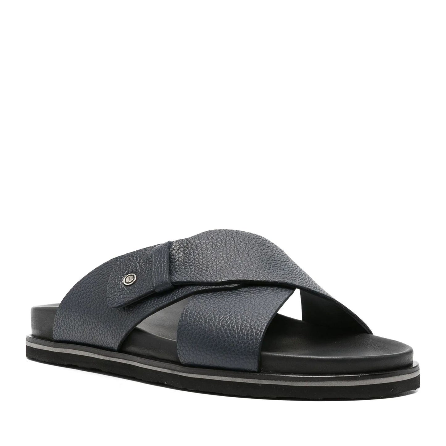 Men's Blue Open-Toe Slippers