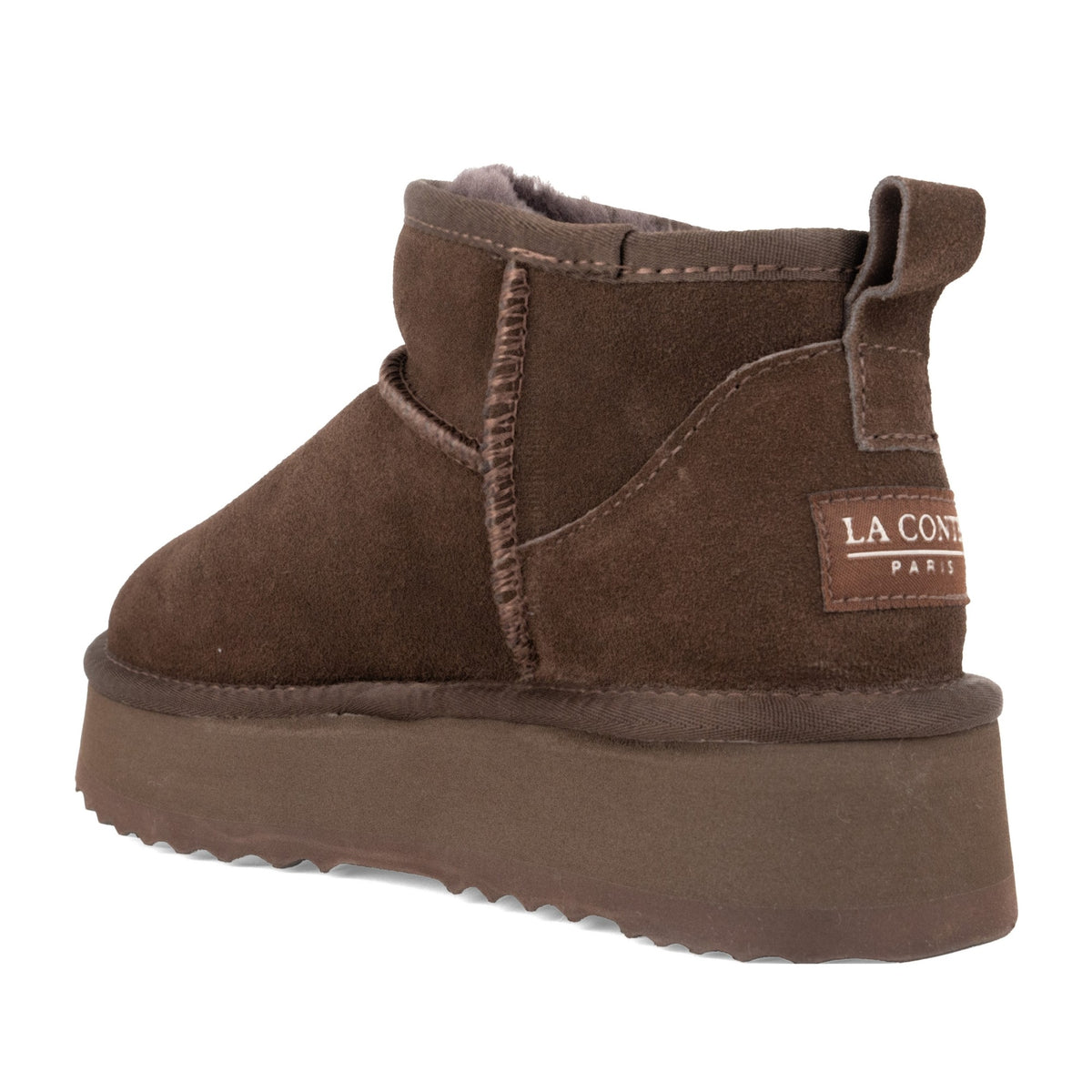 Women's Brown Warm Ankle Boots