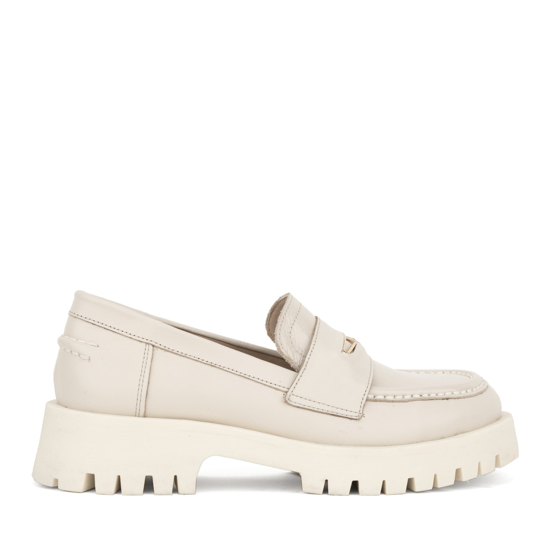 Women's Beige Loafers