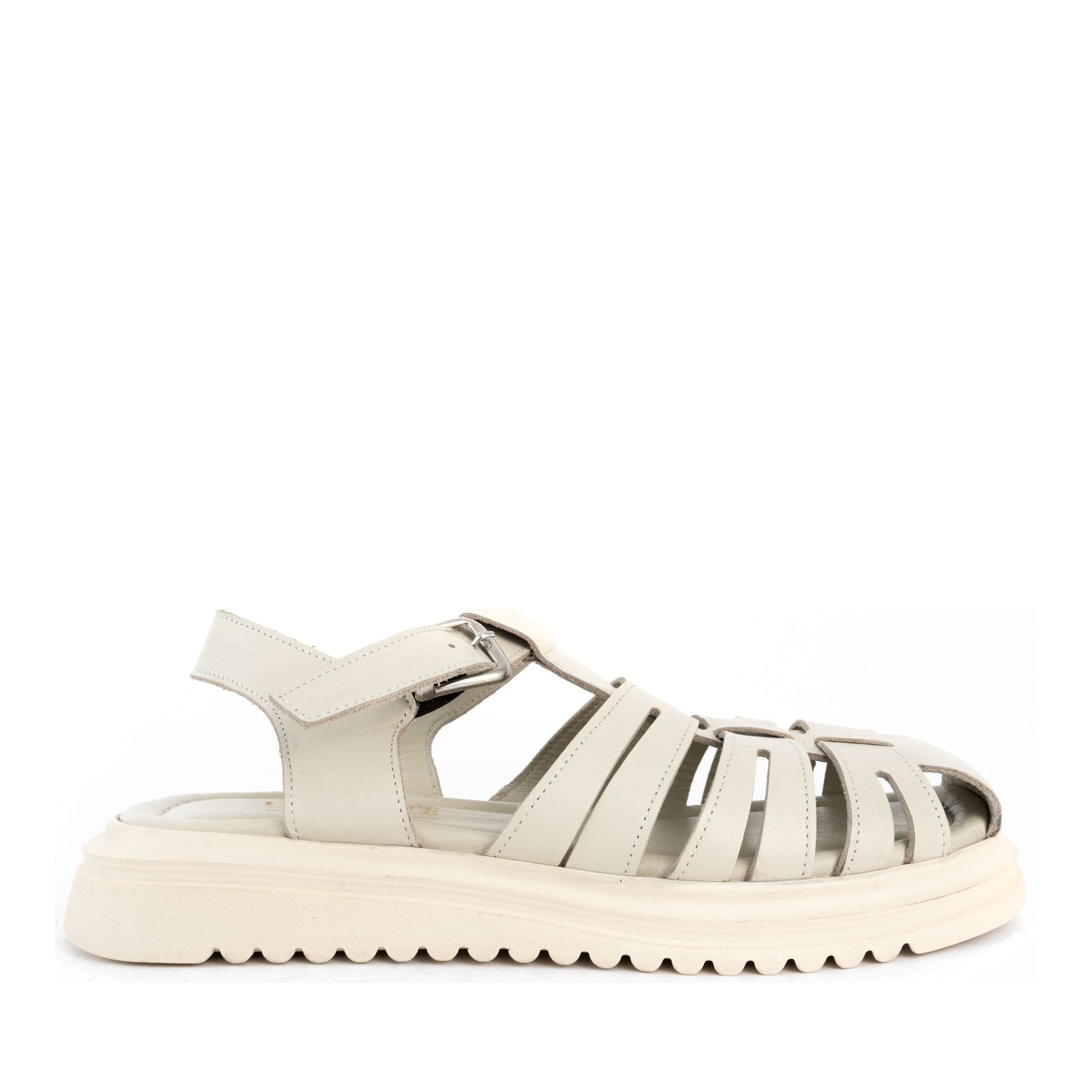 Women's Beige Open-Toe Sandals