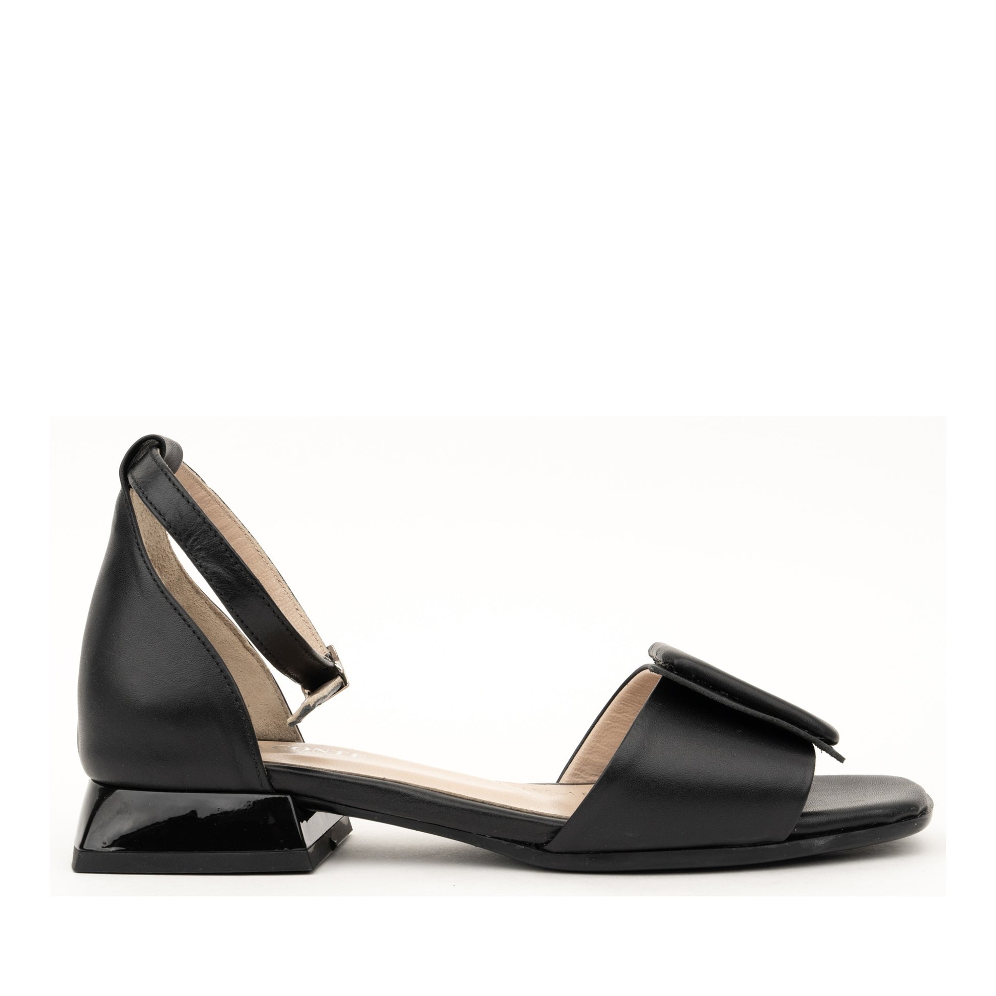 Women's Black Open-Toe Sandals
