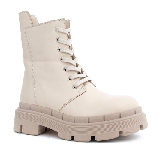 Tayra 03 Women's Beige Ankle Boots