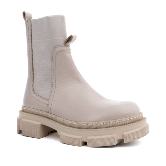 Tiffany 04 Women's Beige Ankle Boots
