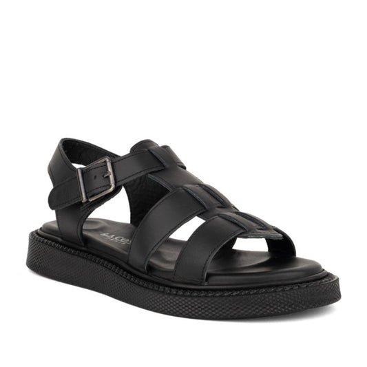 Women's Black Open-Toe Sandals