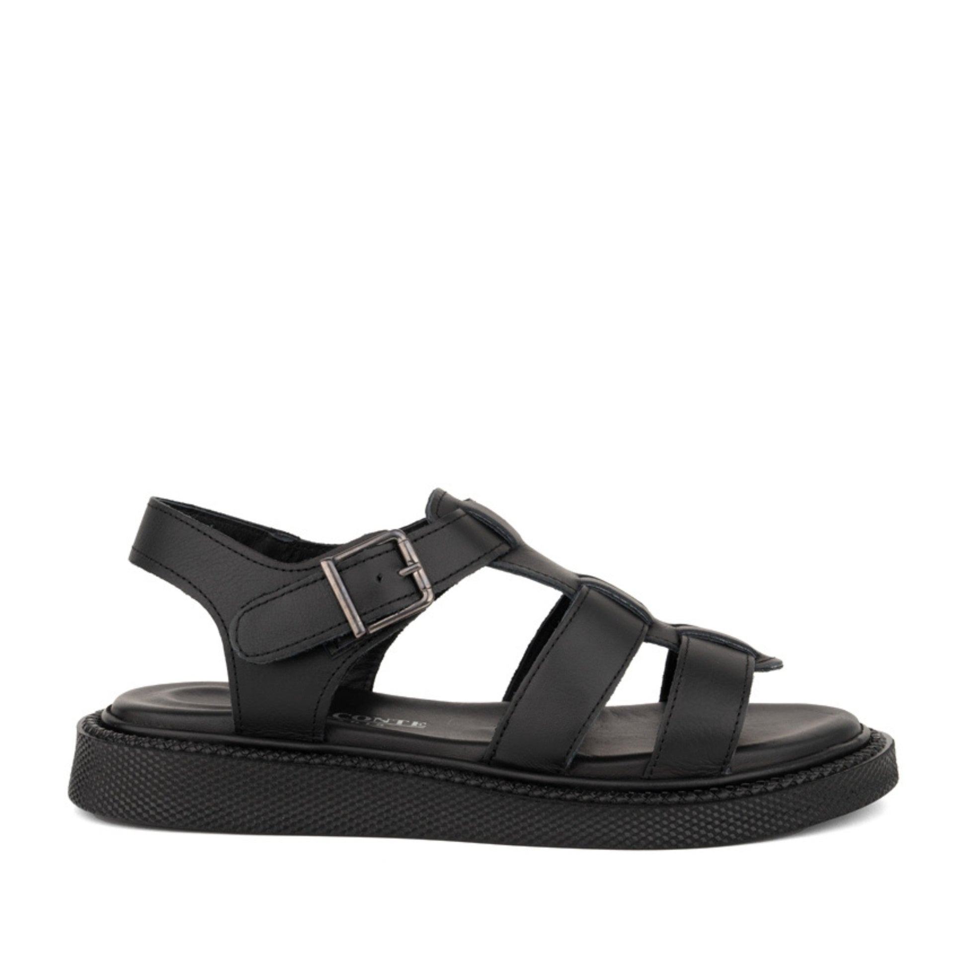Women's Black Open-Toe Sandals