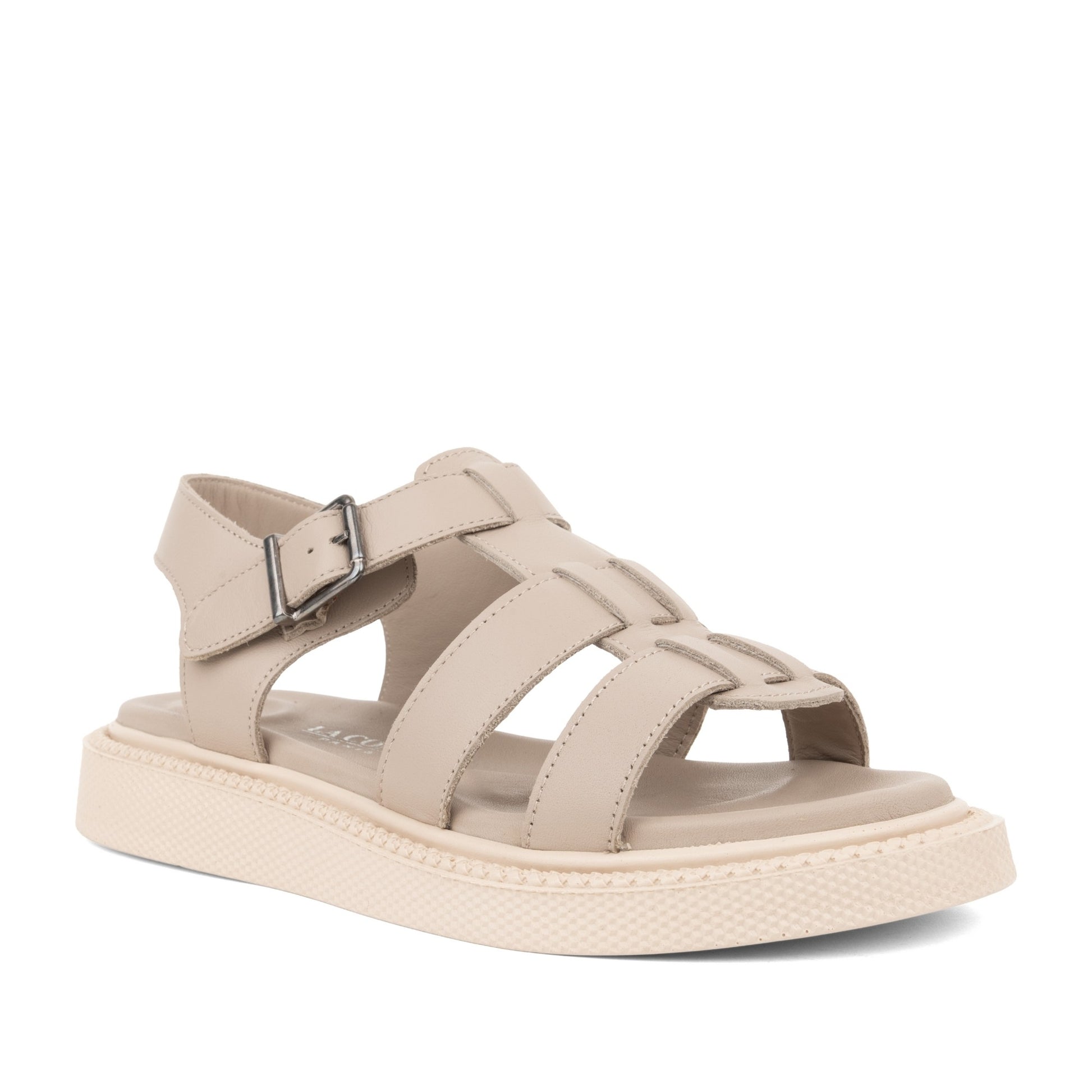 Women's Gray Open-Toe Sandals