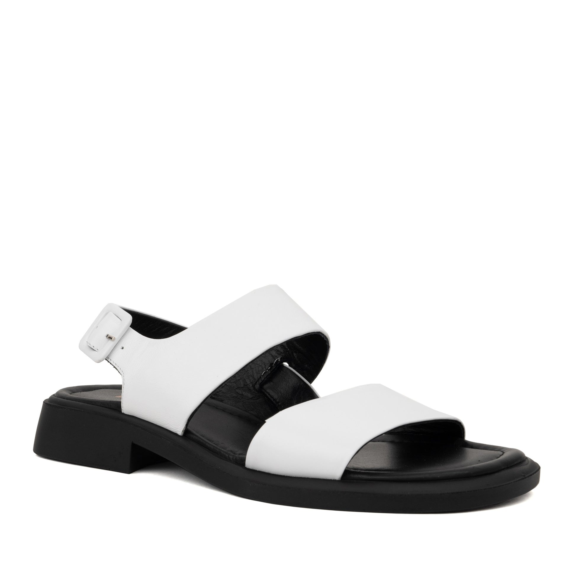 Women's White Open-Toe Sandals