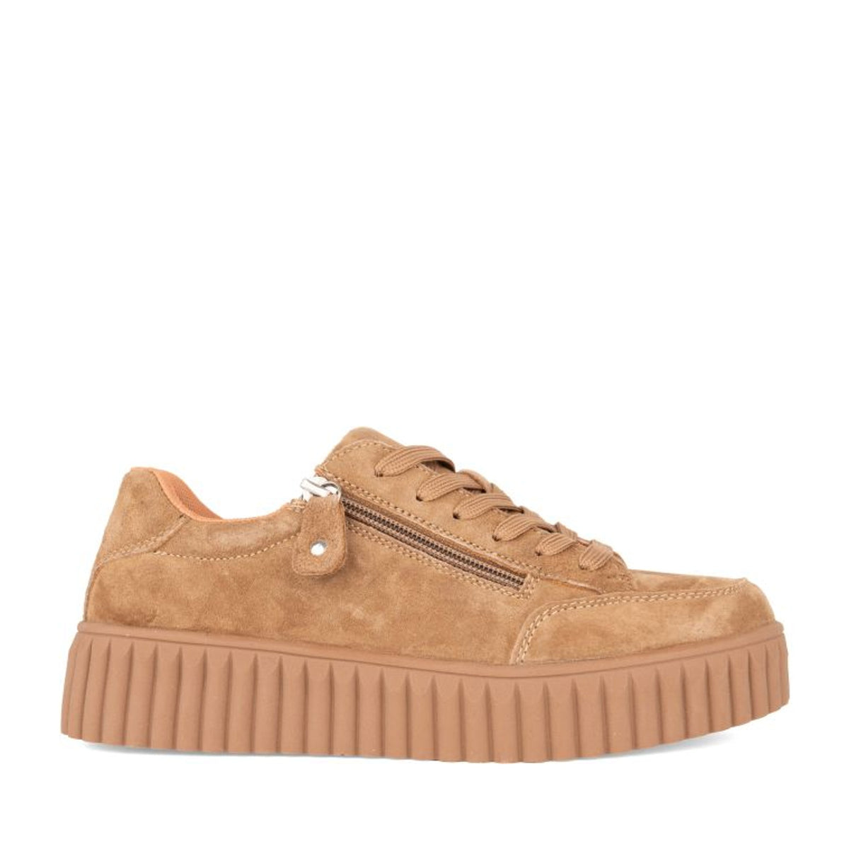 brown casual closed sneakers