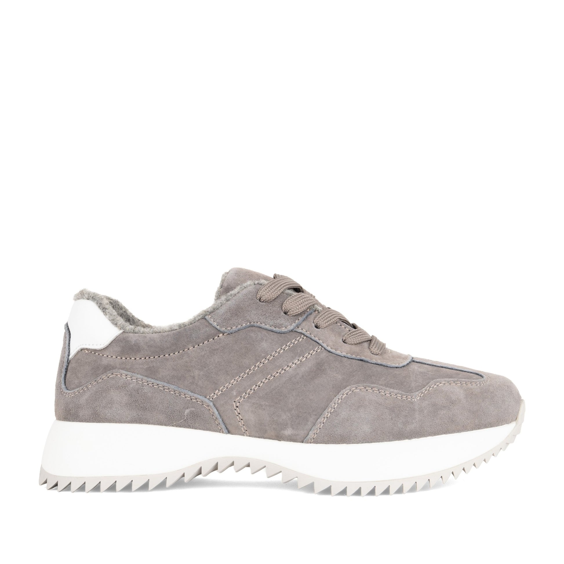 Women's Gray Wedge Fashion Sneakers