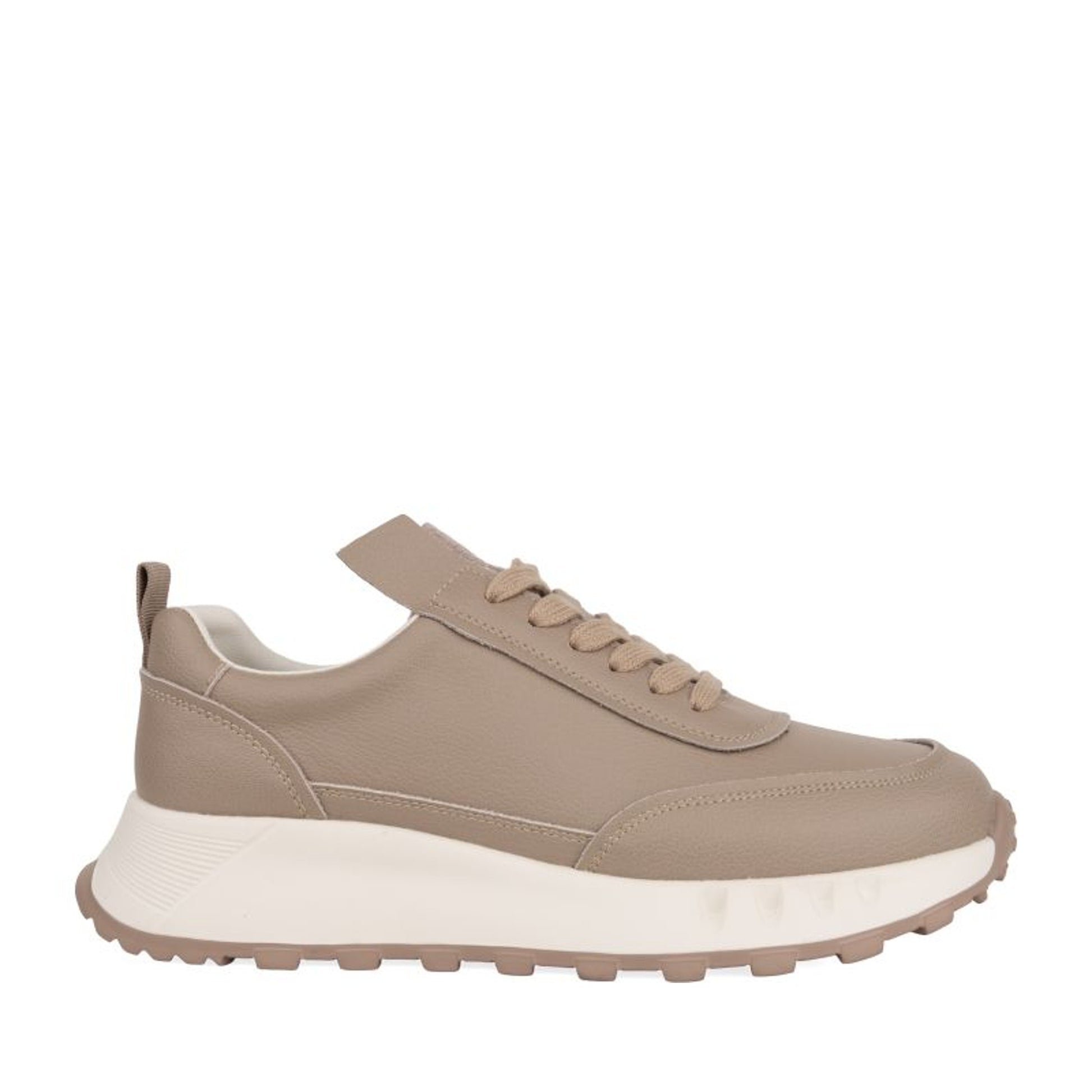 Women's Beige Wedge Fashion Sneakers