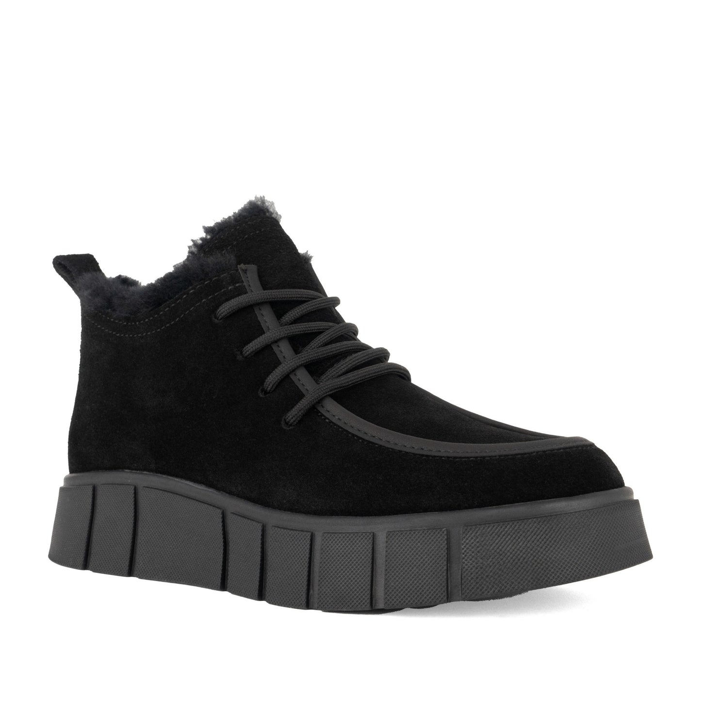 Women's Black Wedge Ankle Boots