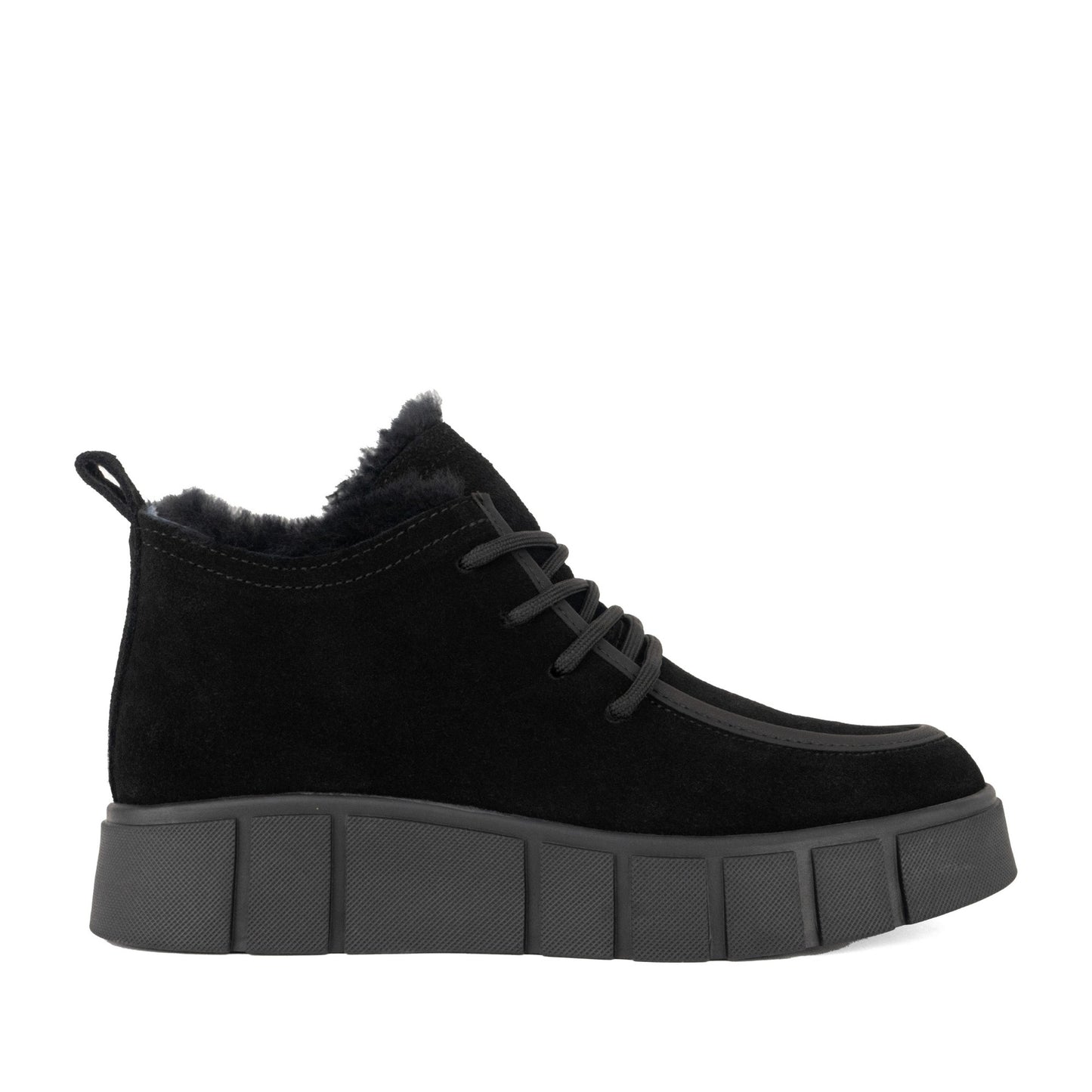 Women's Black Wedge Ankle Boots