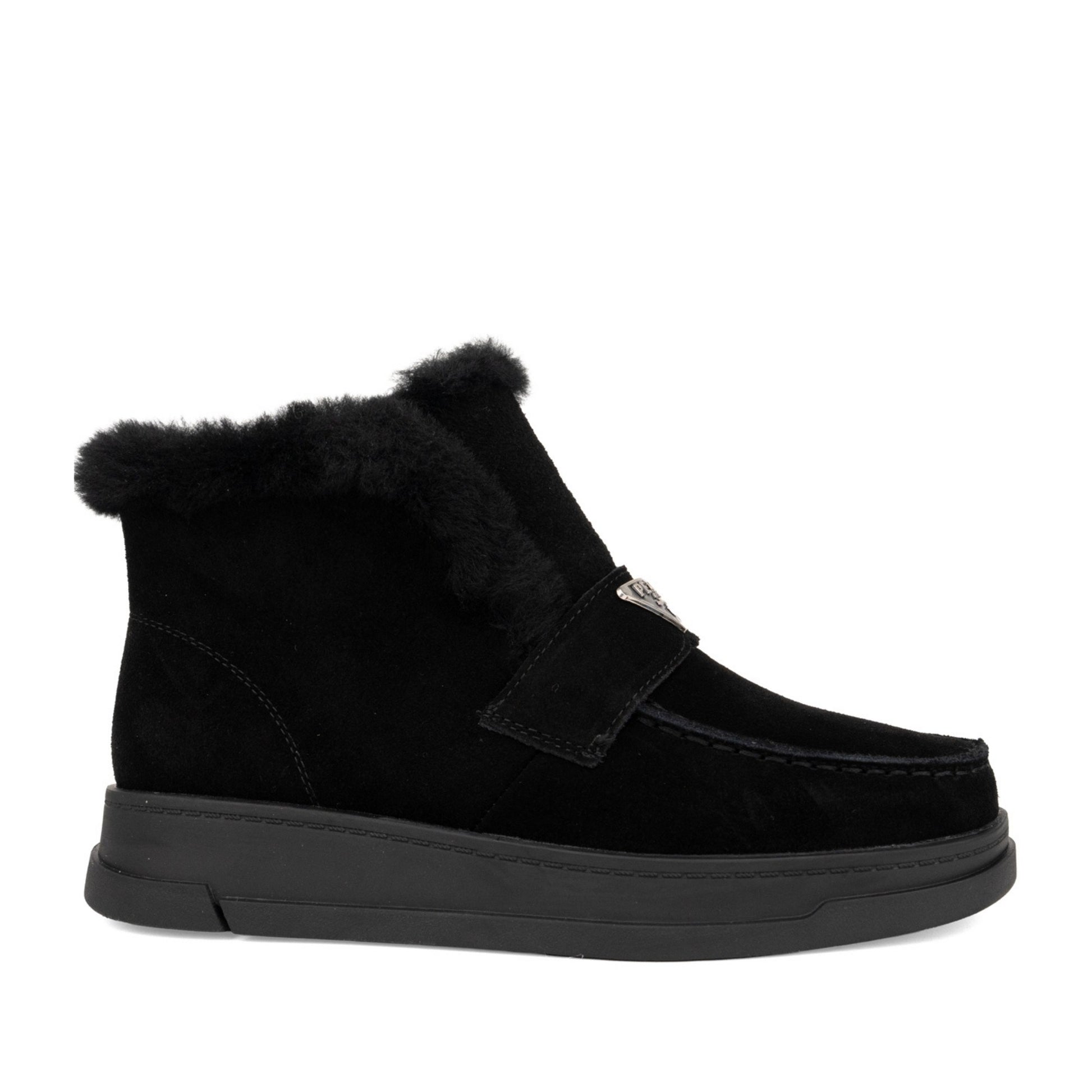Women's Black Wedge Ankle Boots