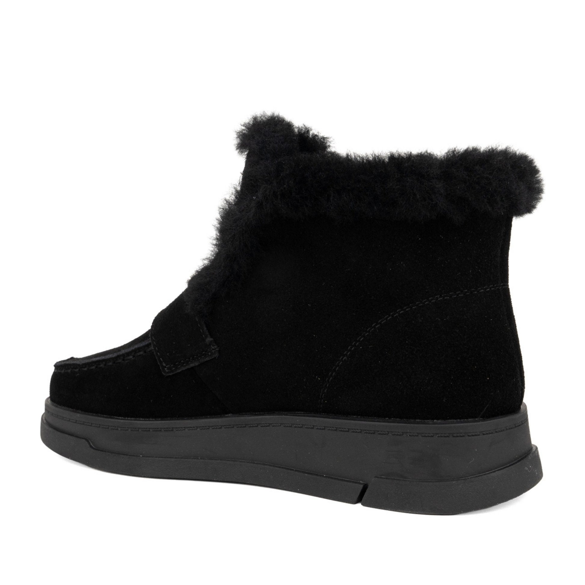 Women's Black Wedge Ankle Boots
