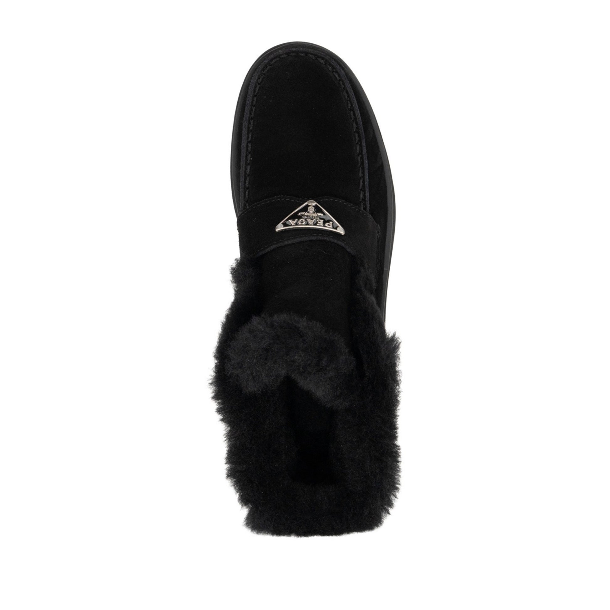 Women's Black Wedge Ankle Boots