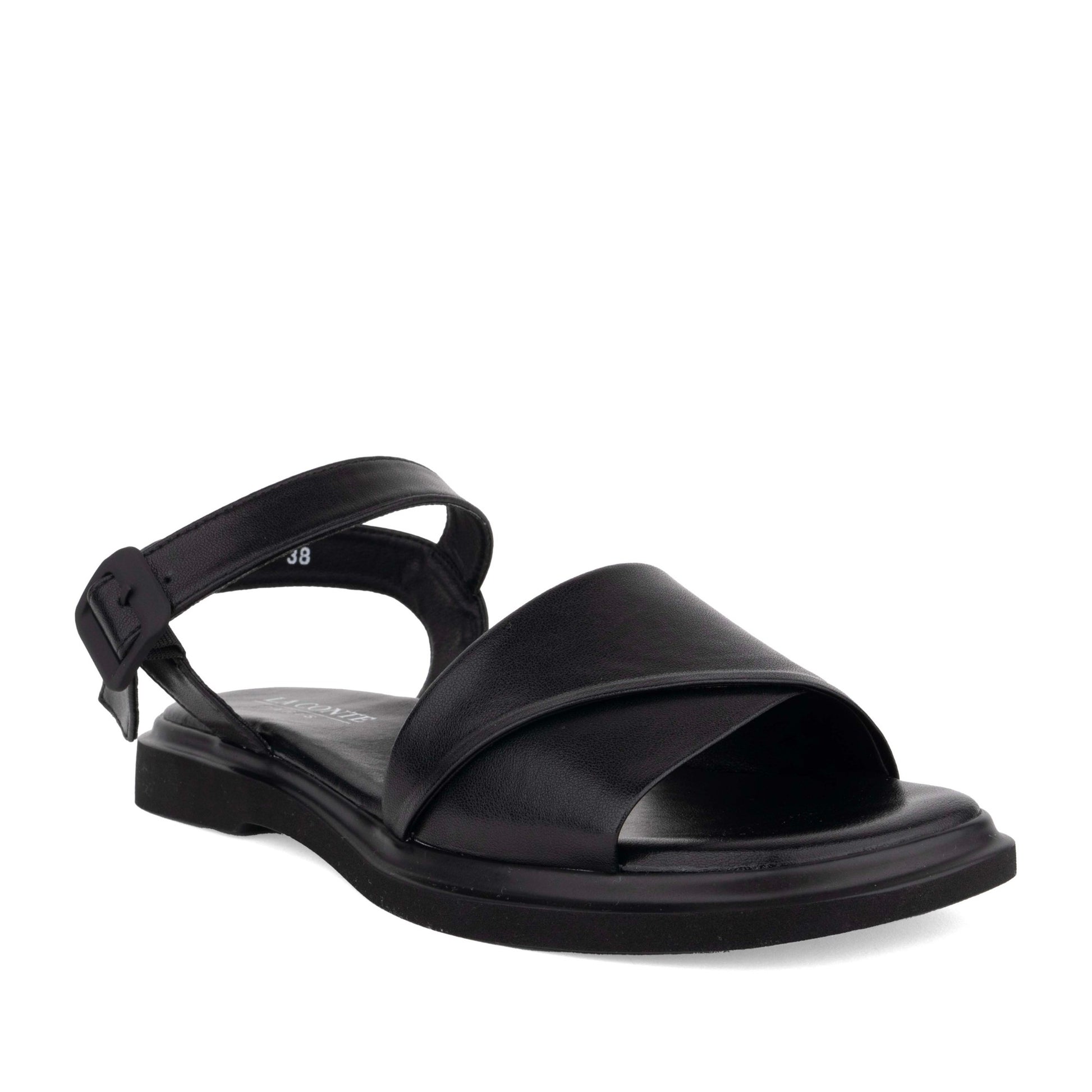 Women's Black Open-Toe Sandals