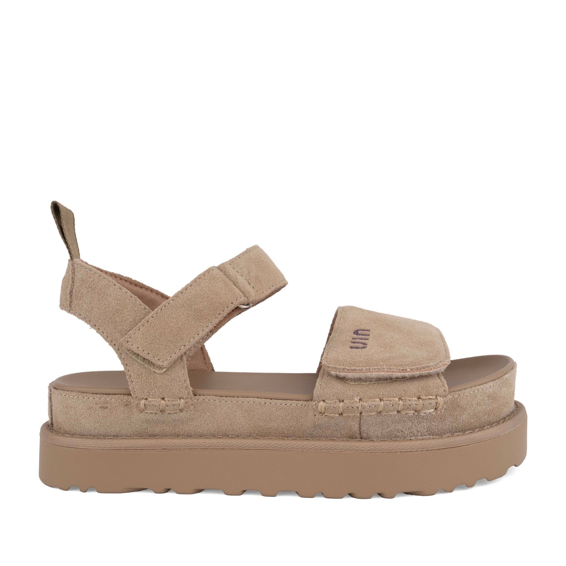 Women's Beige Wedge Open-Toe Sandals