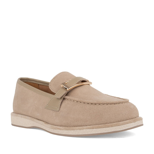 Women's Beige Loafers
