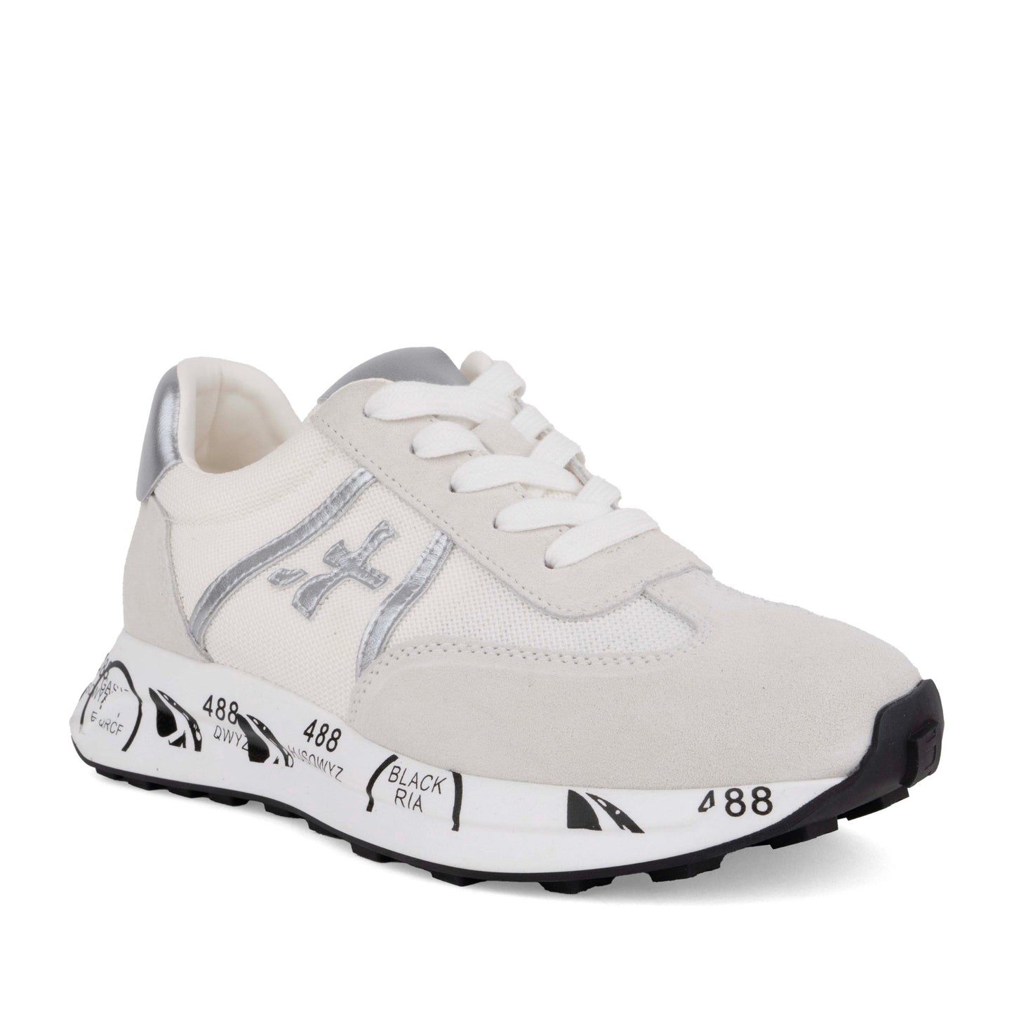 Women's White Wedge Fashion Sneakers