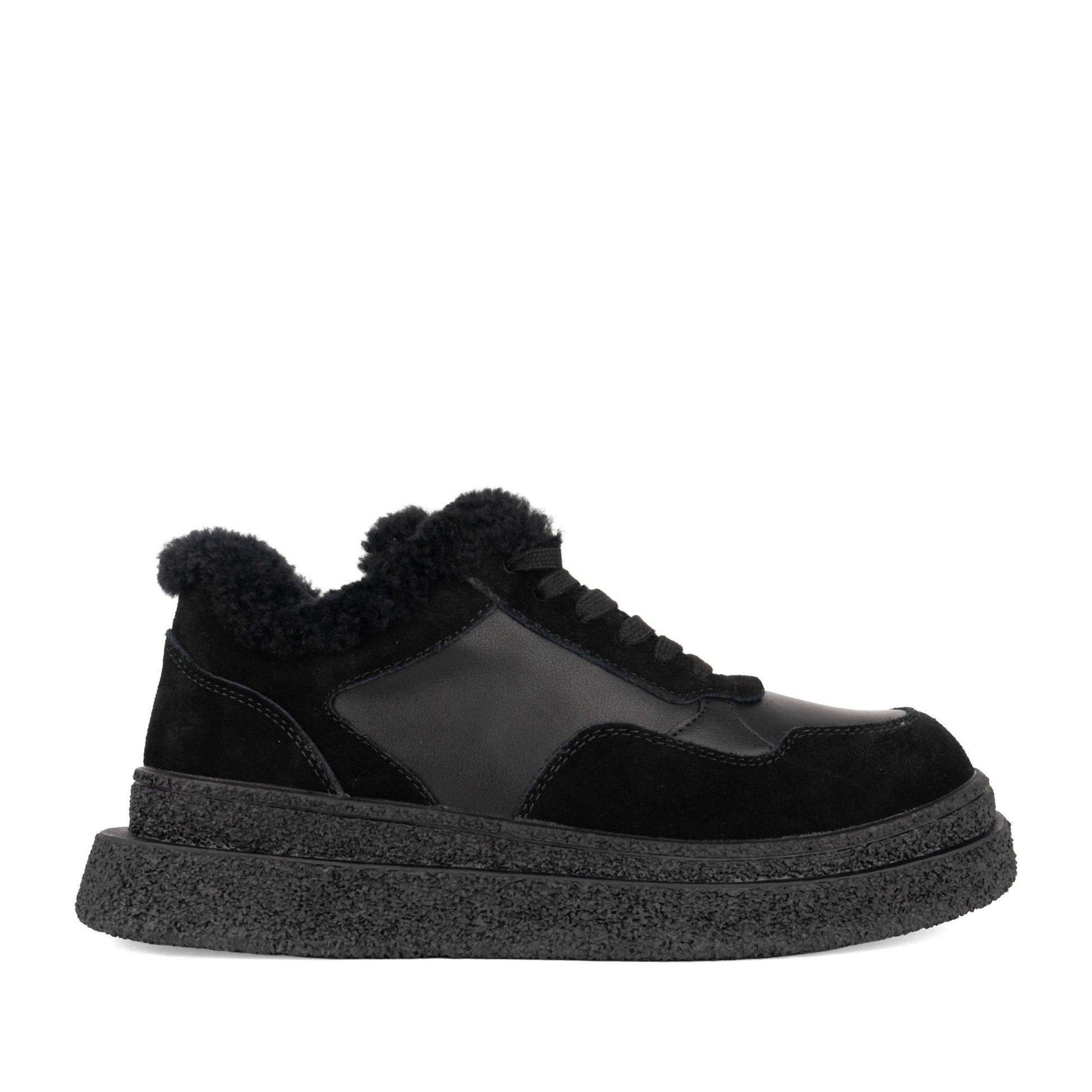 Women's Black Warm Shoes
