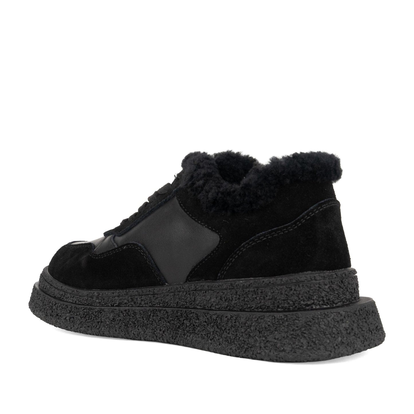 Women's Black Warm Shoes