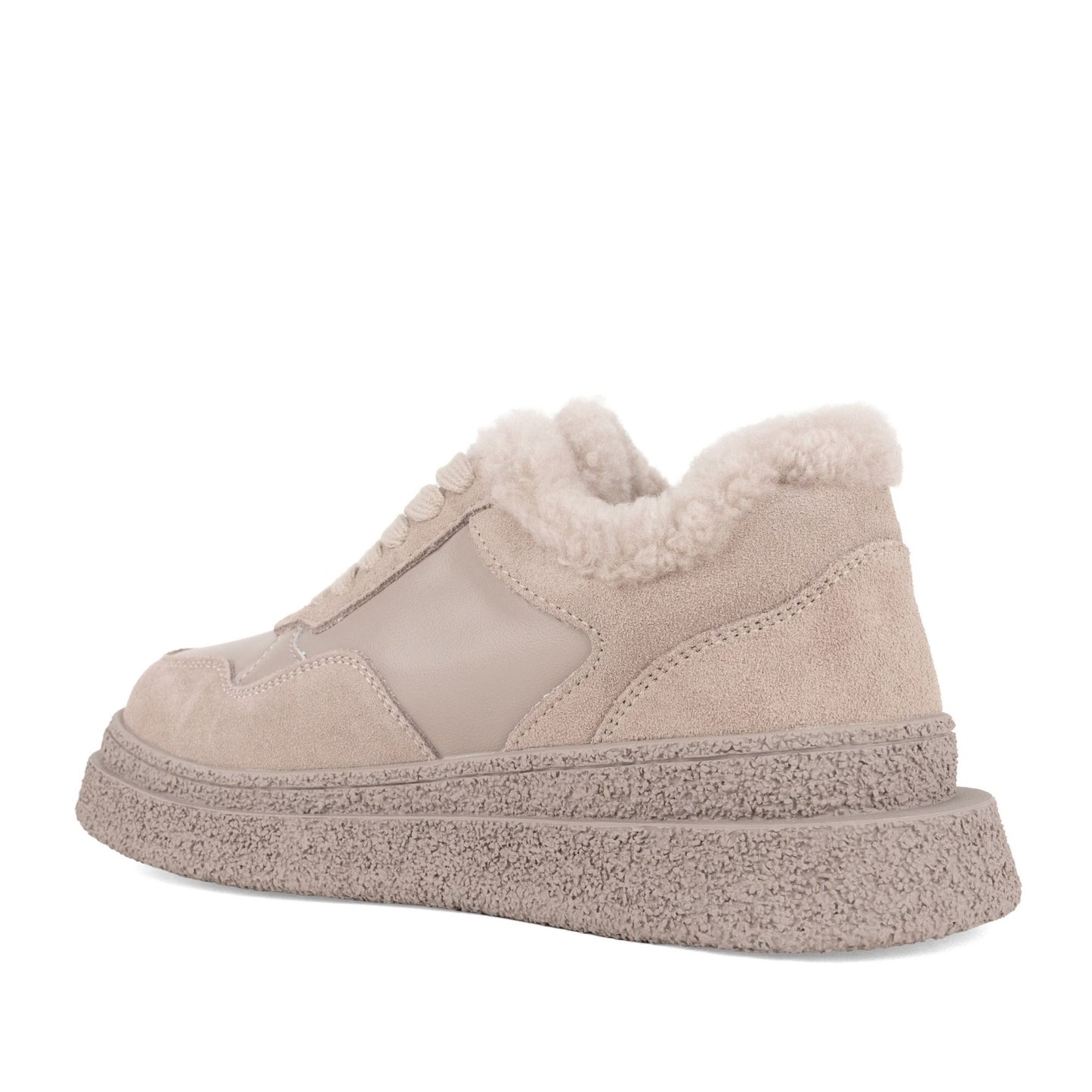 Women's Gray Warm Shoes