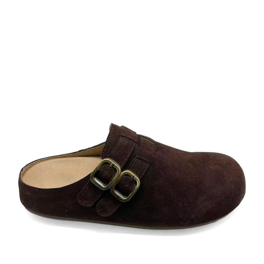 Women's Brown Mule Slippers