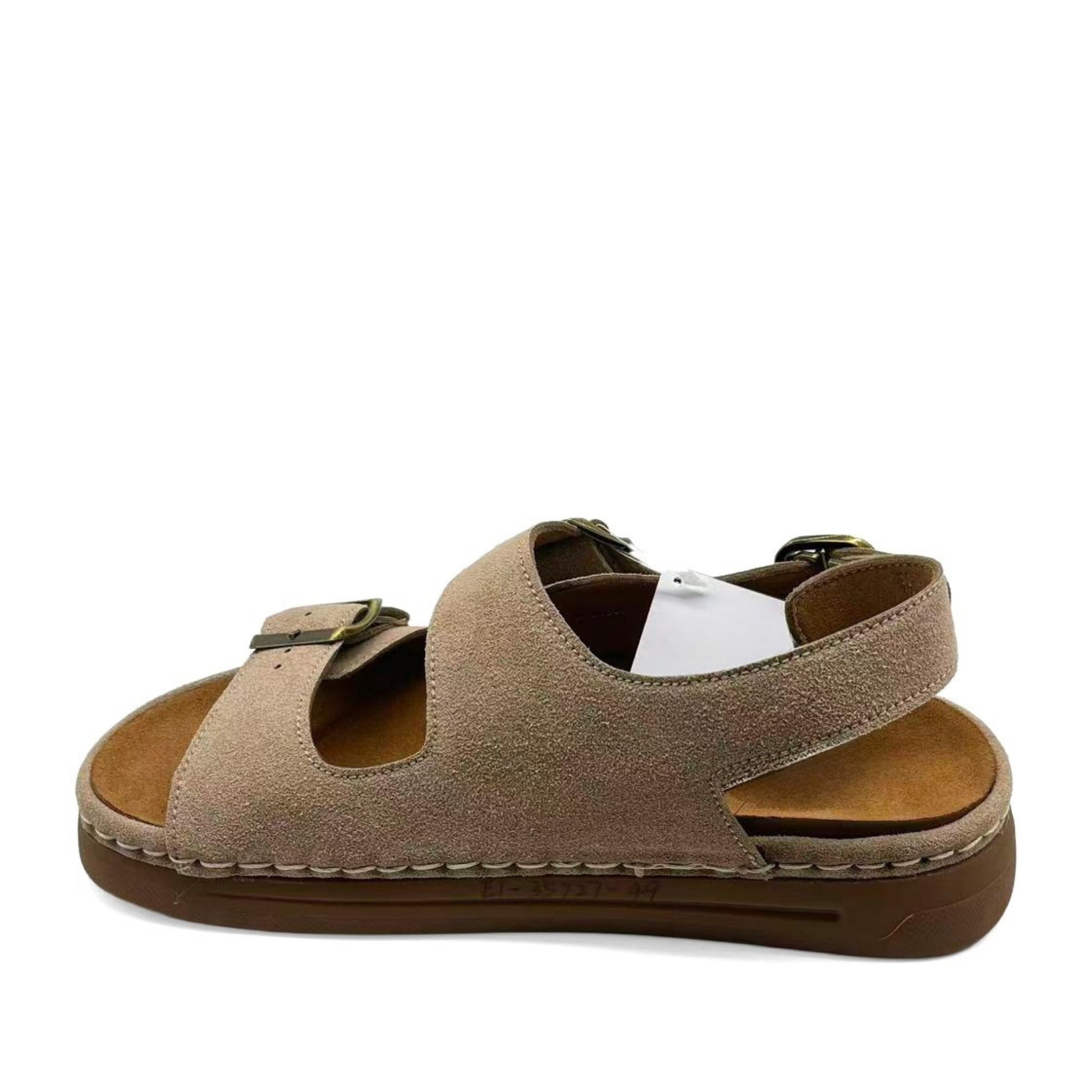 Women's Brown Wedge Open-Toe Sandals