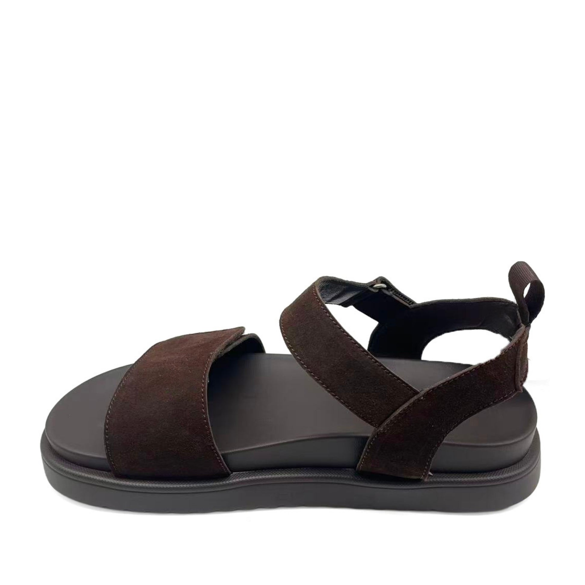 Women's Brown Wedge Open-Toe Sandals