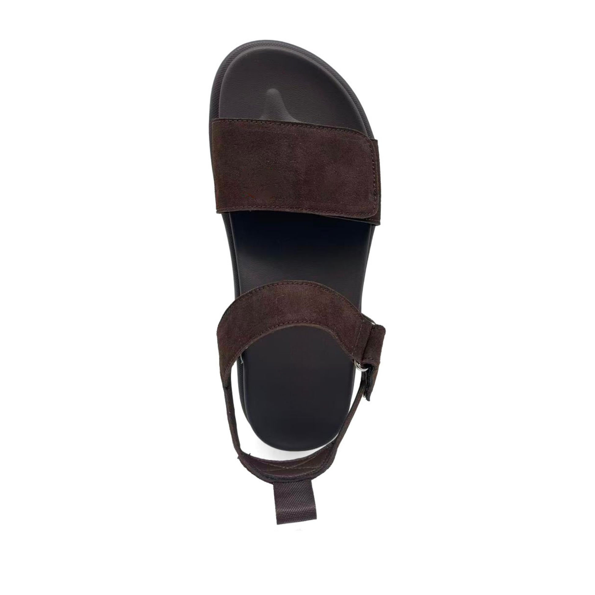 Women's Brown Wedge Open-Toe Sandals