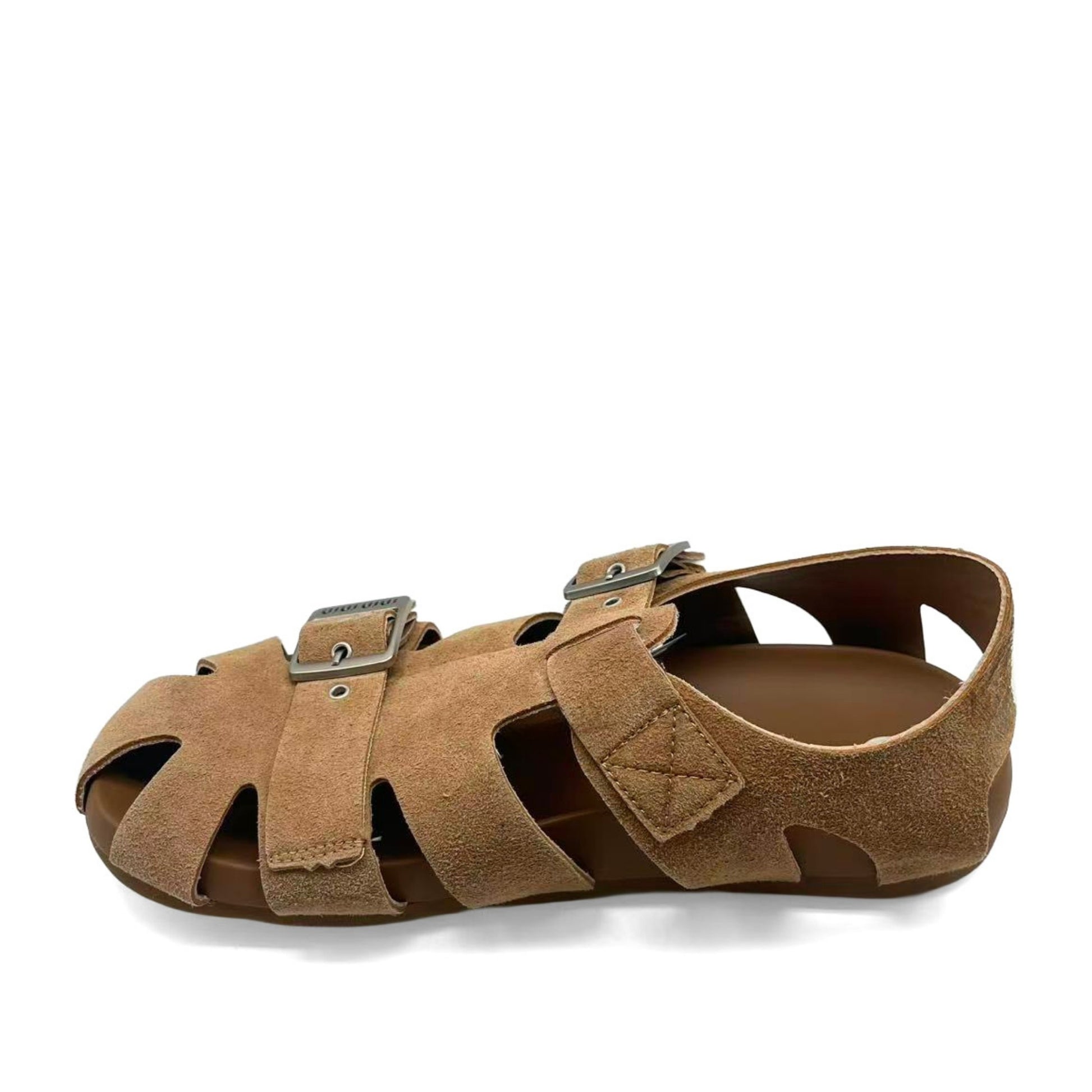 Women's Brown Open-Toe Sandals