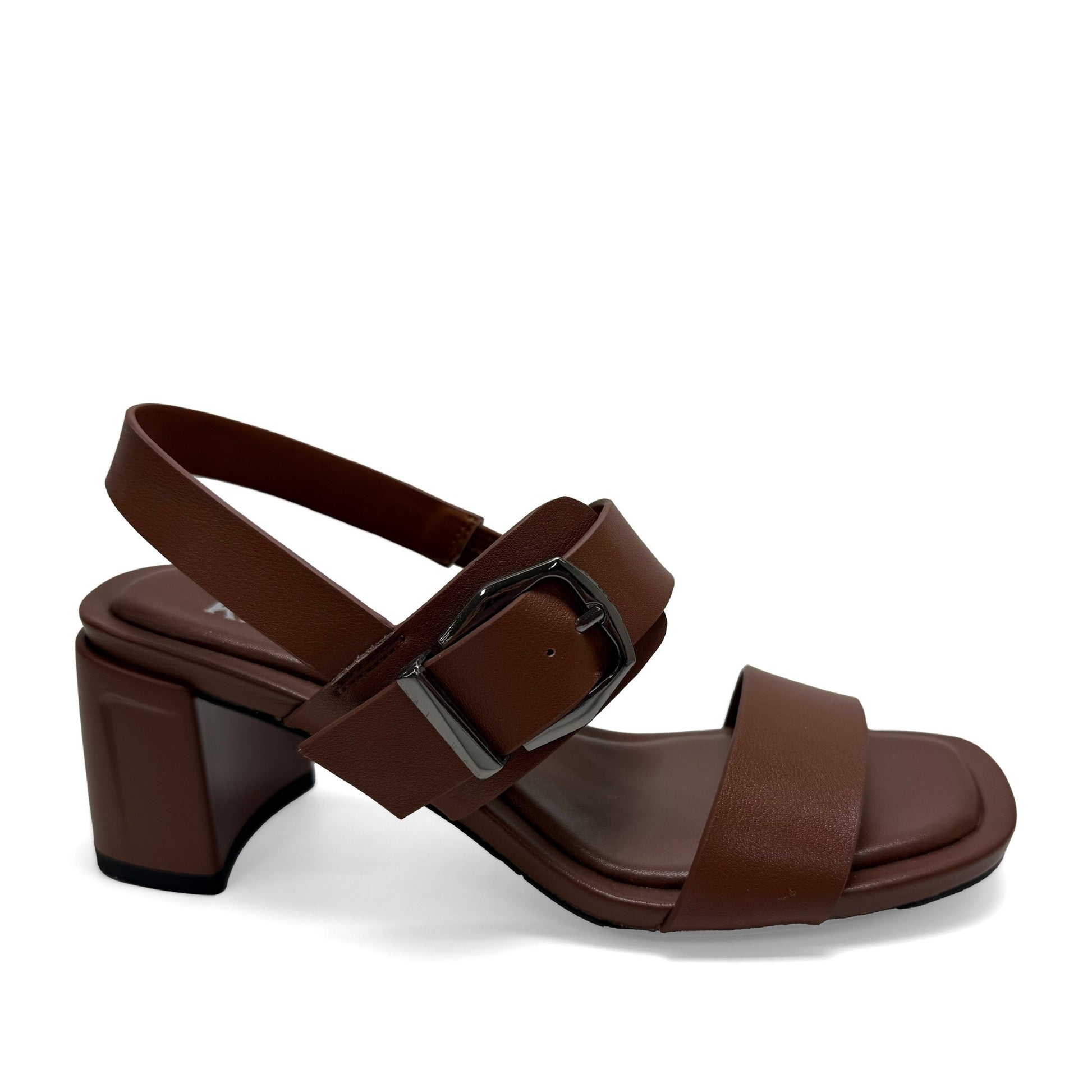 Women's Brown Dress Open-Toe Sandals