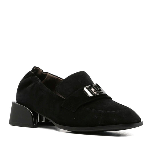 Women's Black Dress Loafers