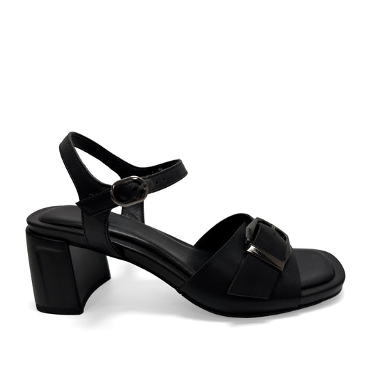 Women's Black Dress Open-Toe Sandals