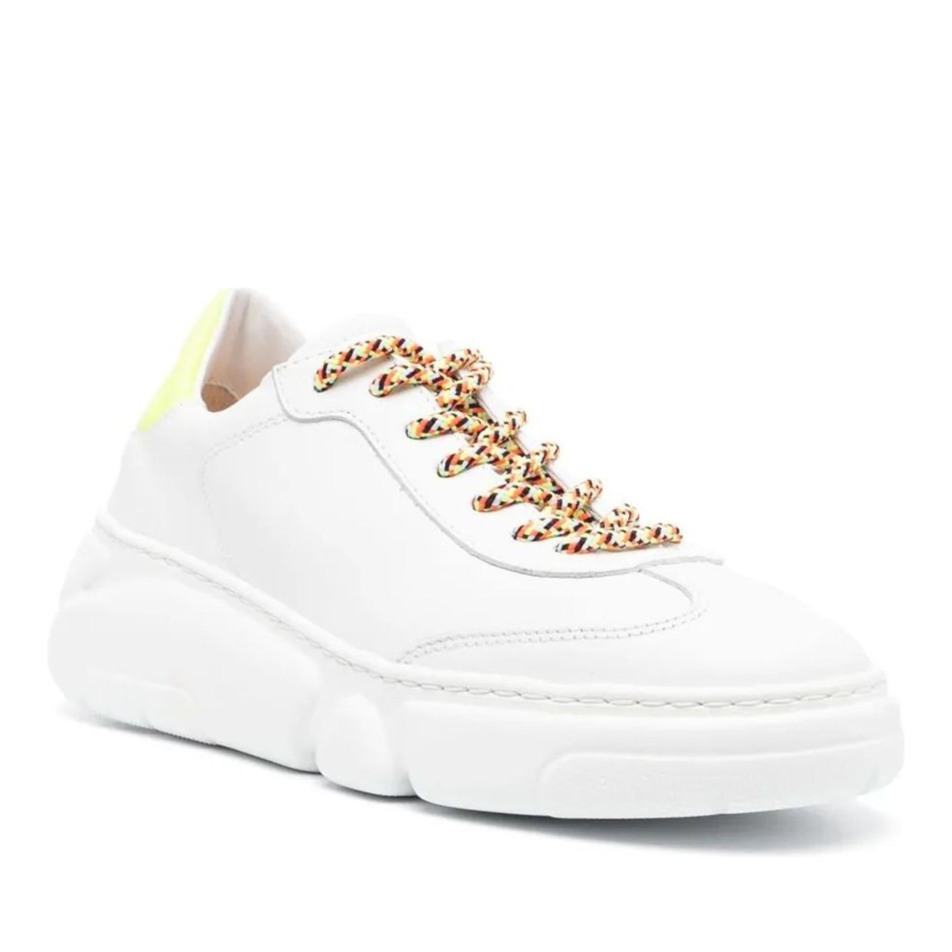 Emilie Women's White Wedge Athletic Sneakers