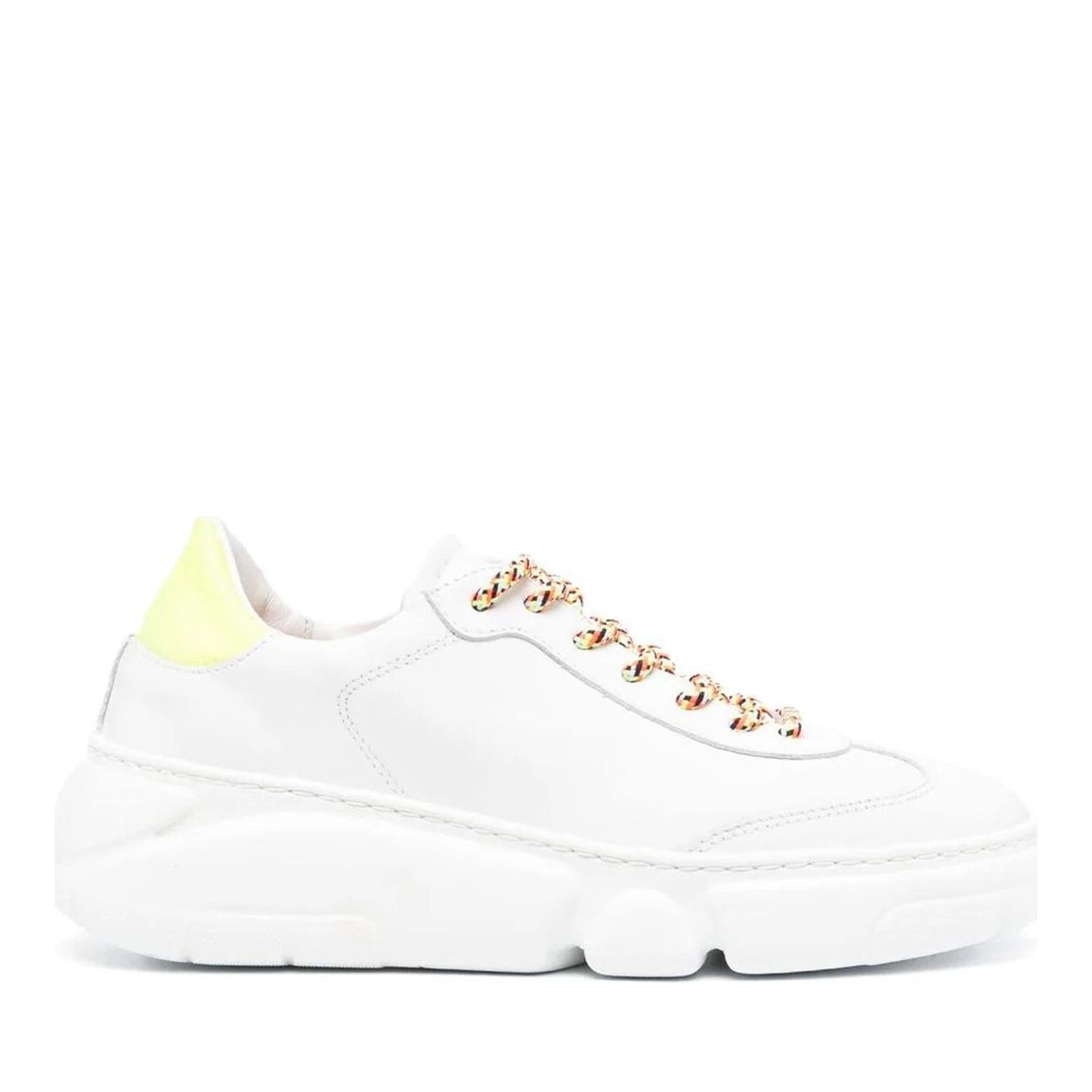 Emilie Women's White Wedge Athletic Sneakers