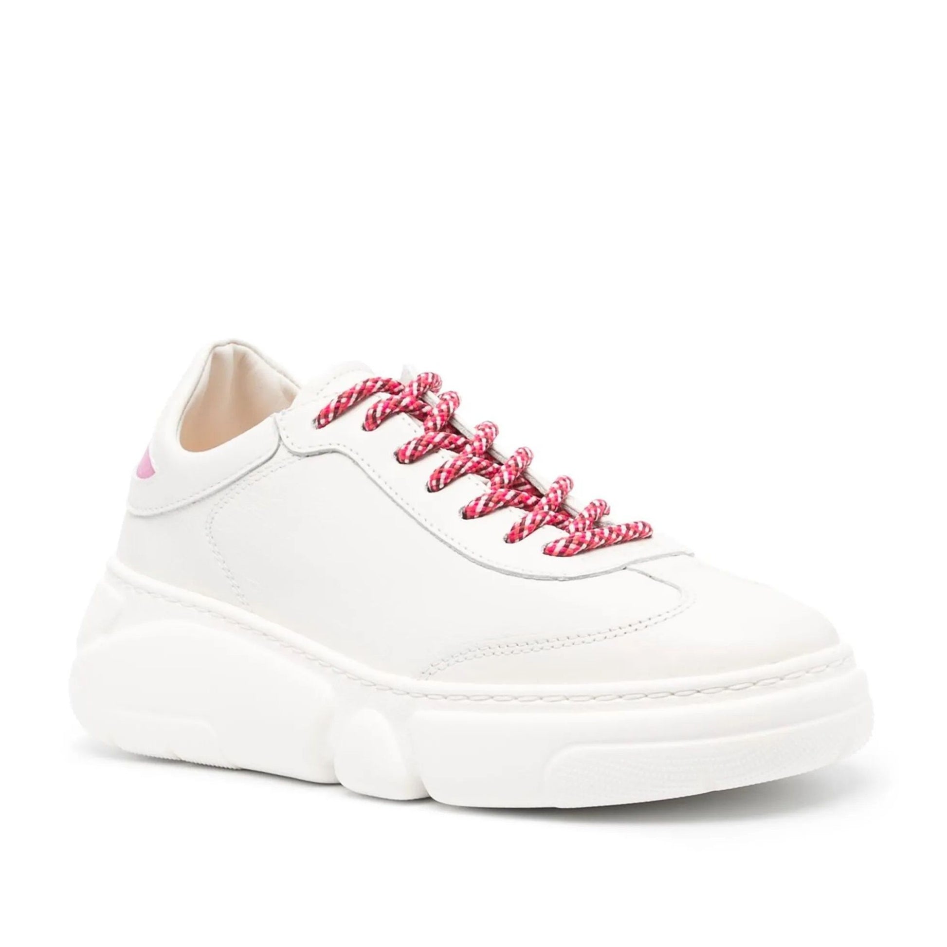 Emilie Women's White Wedge Athletic Sneakers