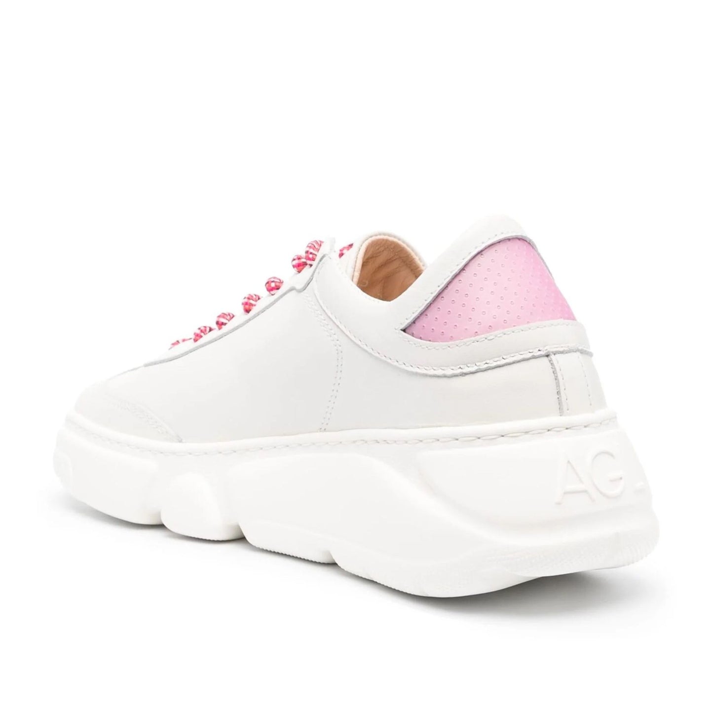 Emilie Women's White Wedge Athletic Sneakers