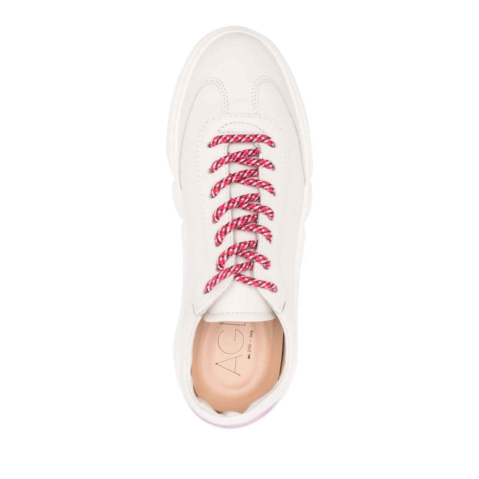 Emilie Women's White Wedge Athletic Sneakers