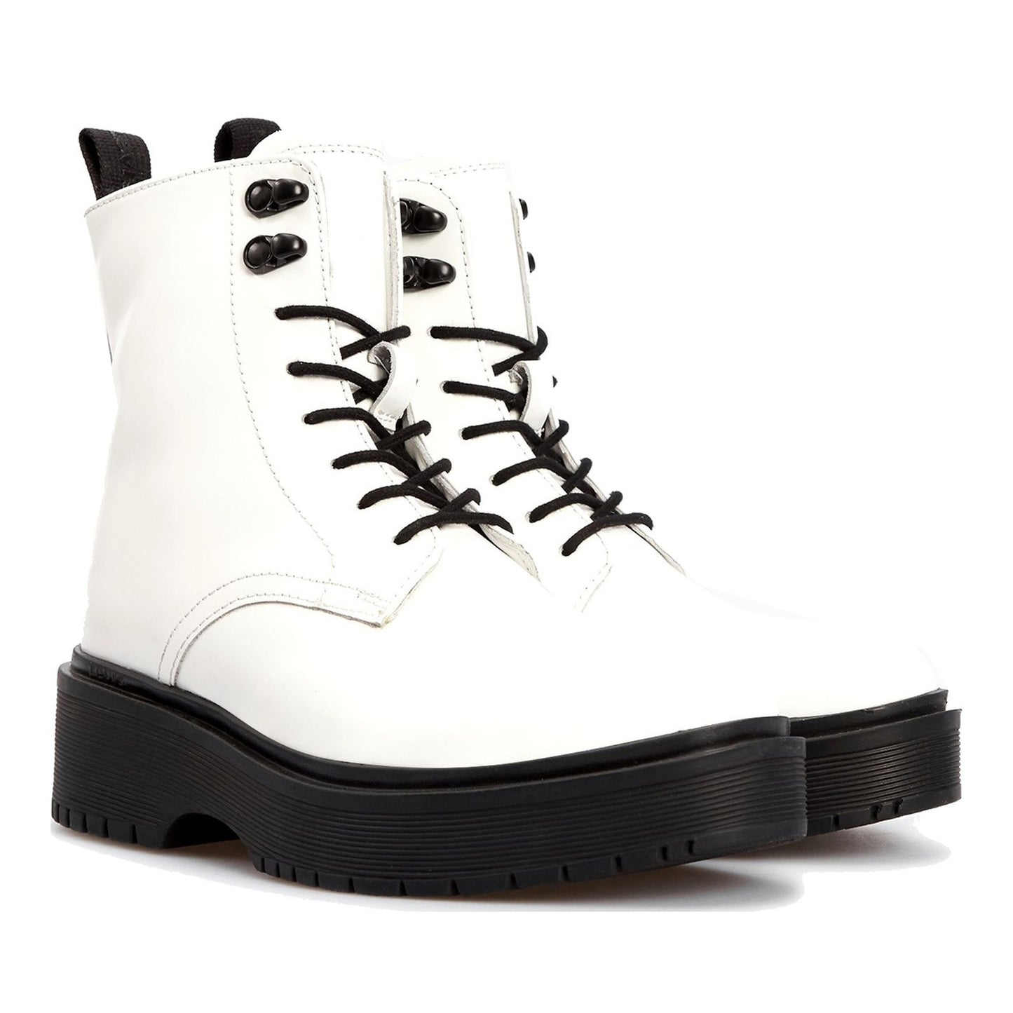 Bria Women's White Ankle Boots