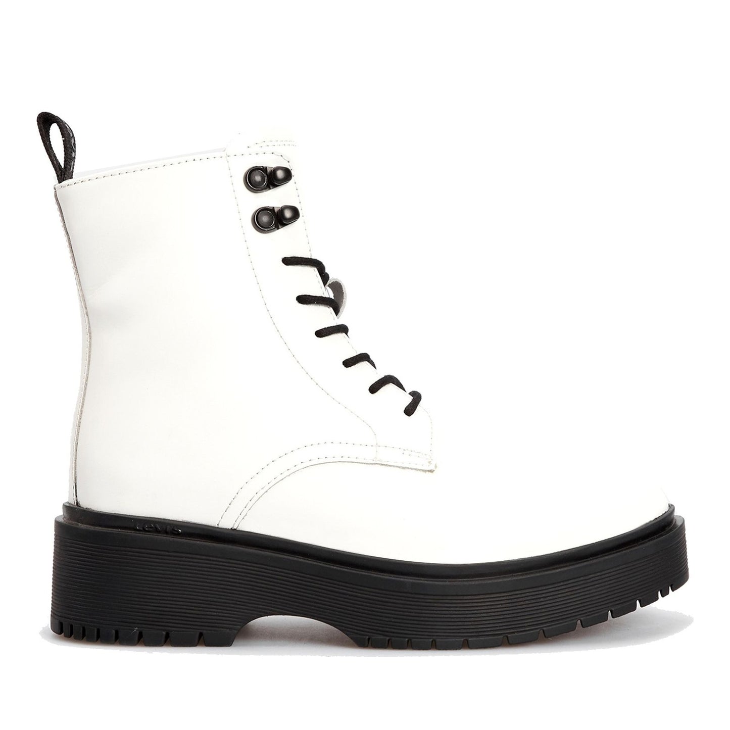 Bria Women's White Ankle Boots
