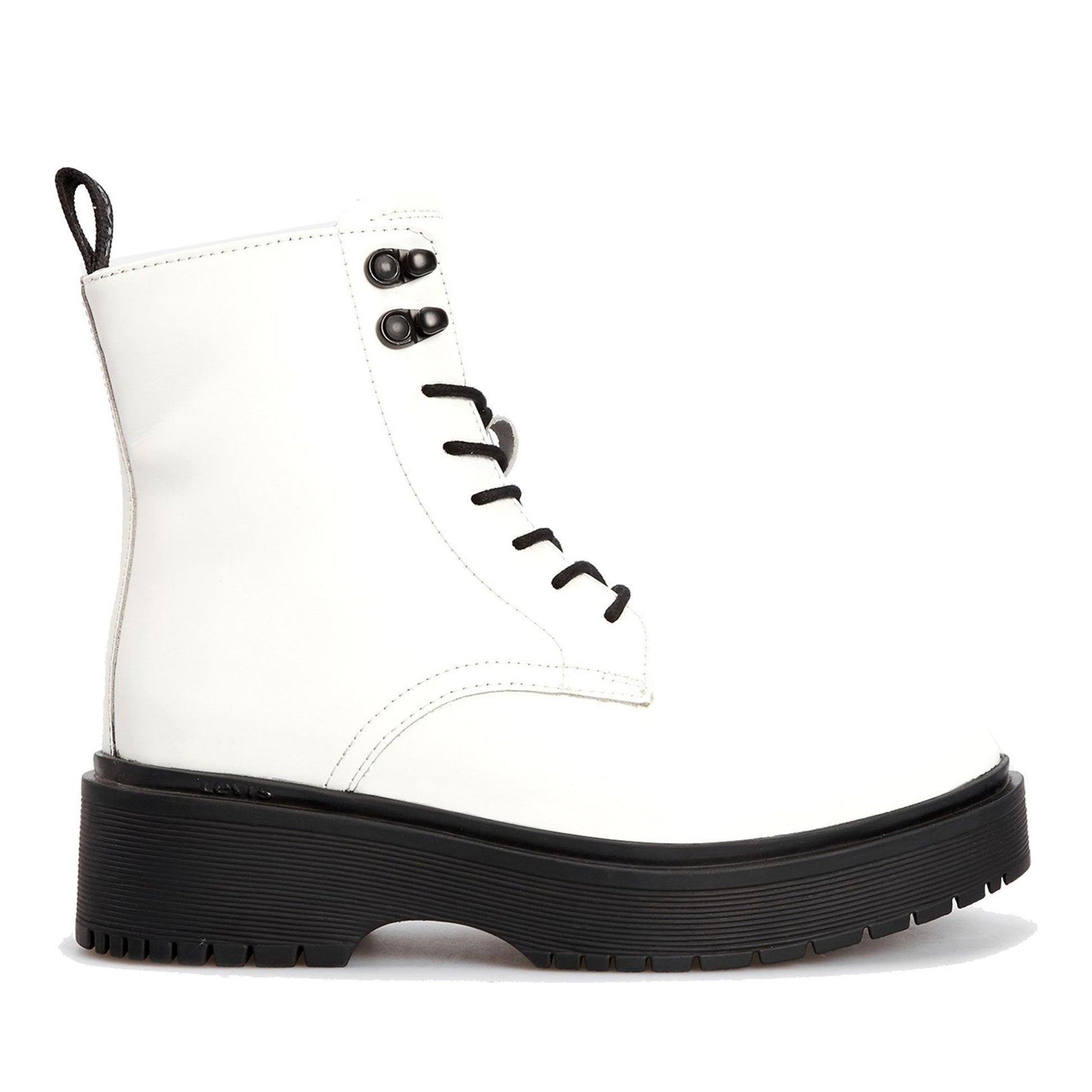 Bria Women's White Ankle Boots