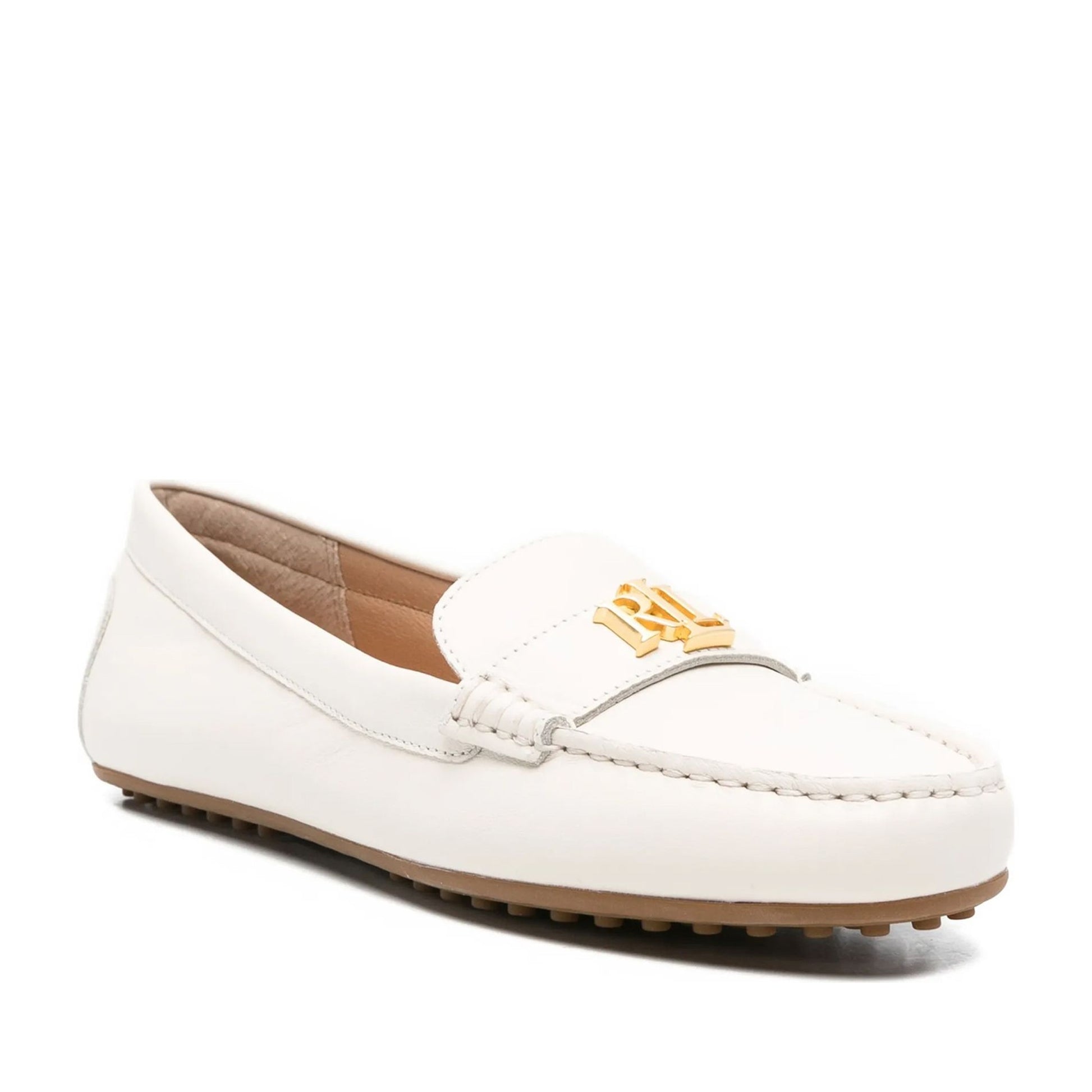 Barnsbury Women's White Moccasins