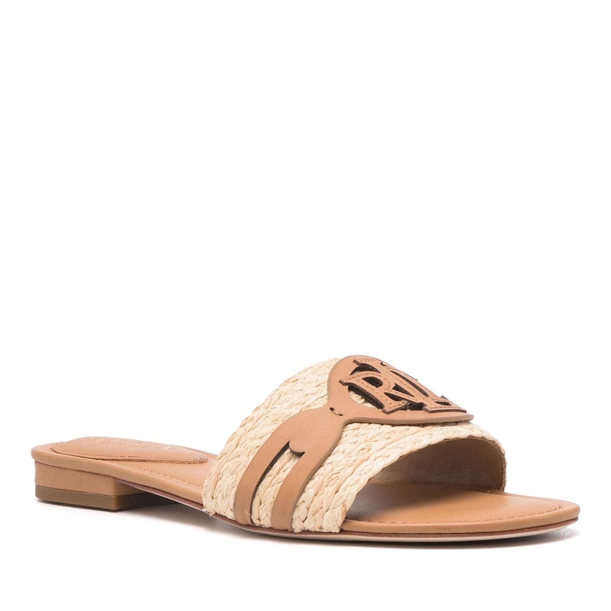 Alegra Women's Brown Open-Toe Slippers