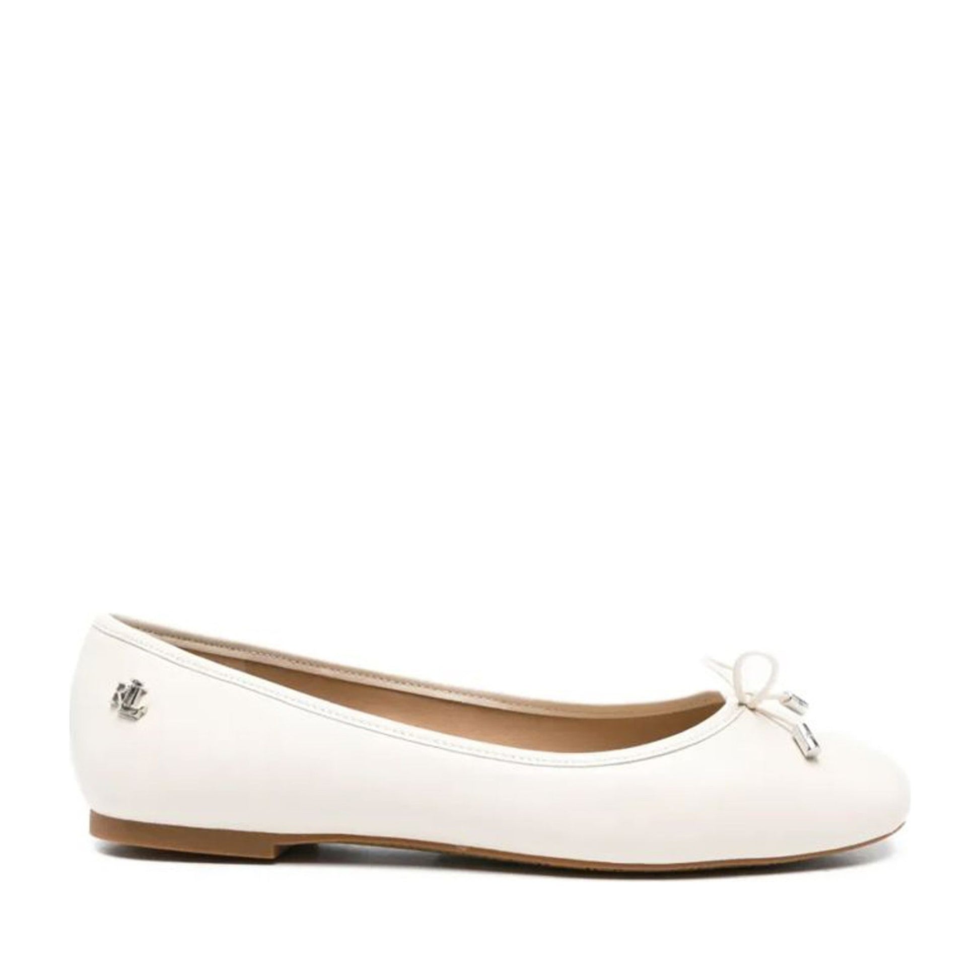 Jayna Women's White Ballet Flats