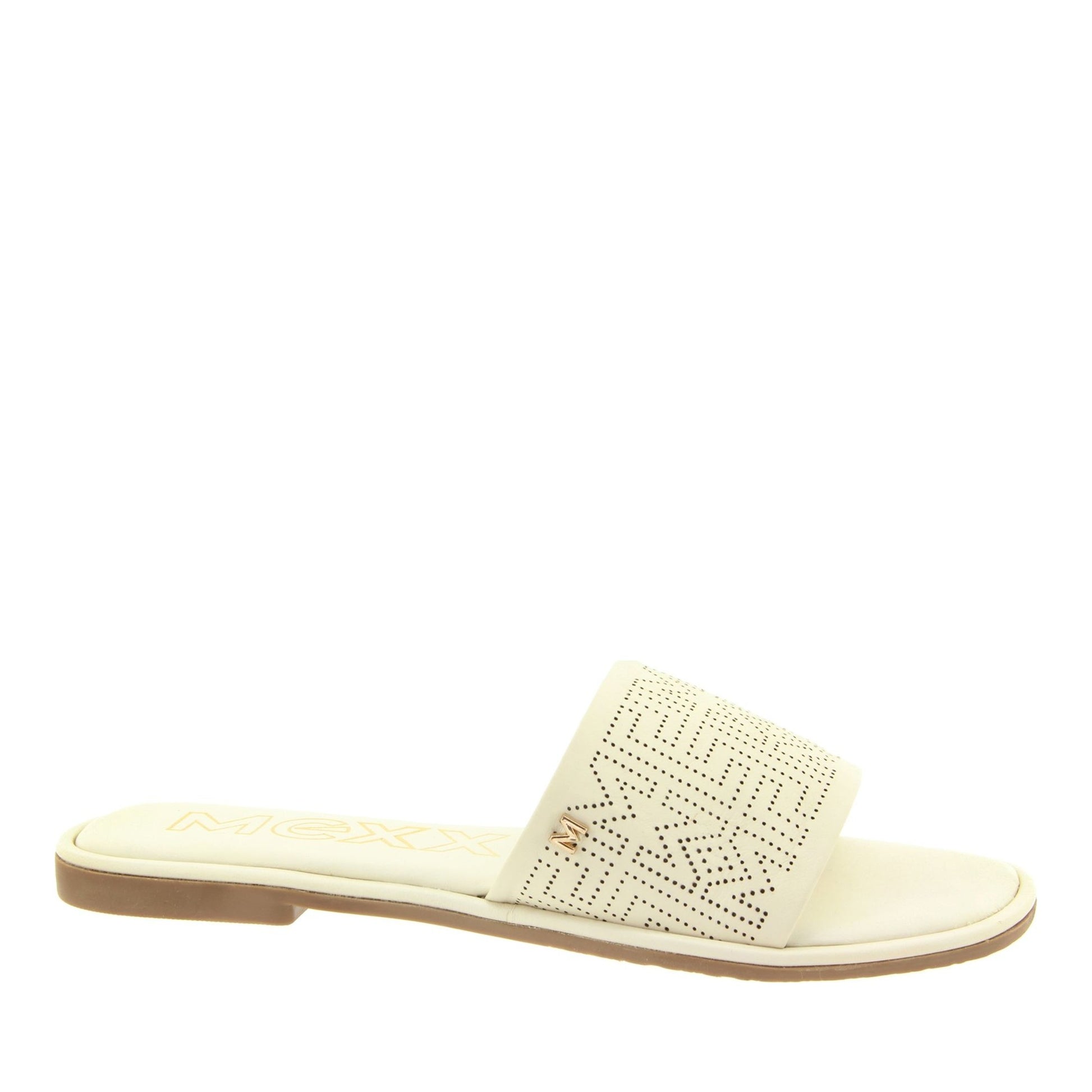 Lyla Women's Beige Open-Toe Slippers