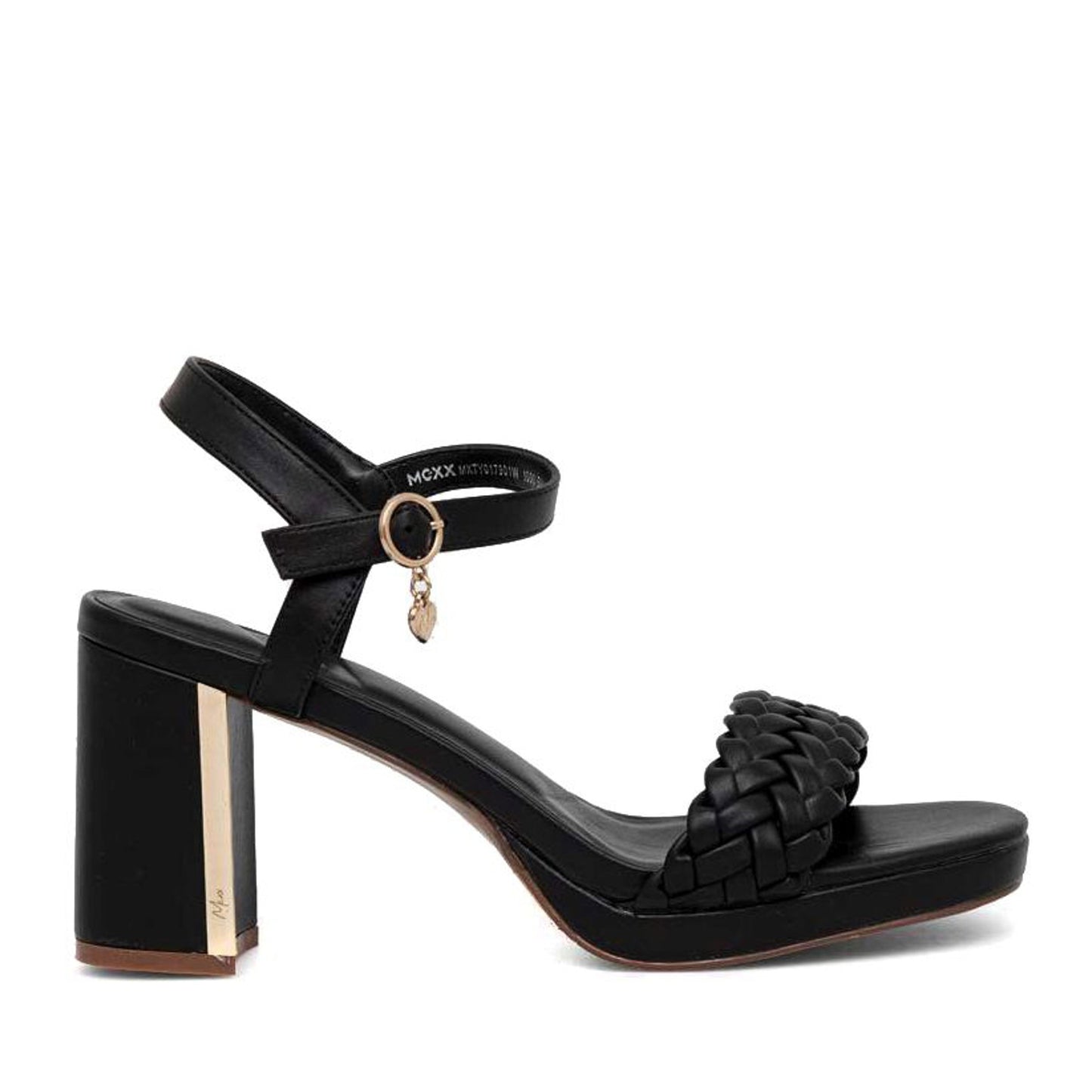 Lewy Women's Black Dress Open-Toe Sandals